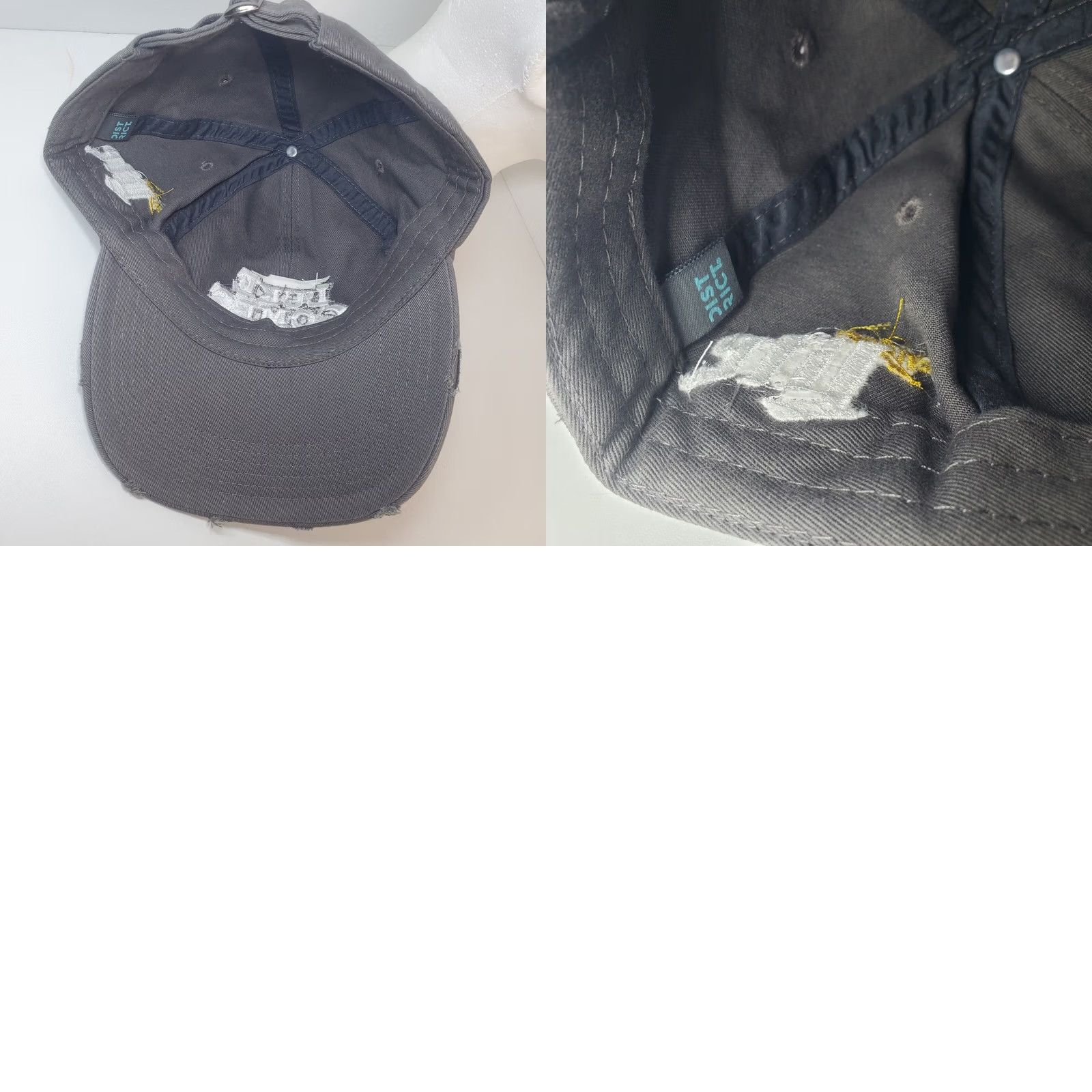 Vintage Luke Combs Miller Lite Concert Tour Distressed Canvas Hat Gray Adjustable NWOT Size ONE SIZE - 8 Thumbnail