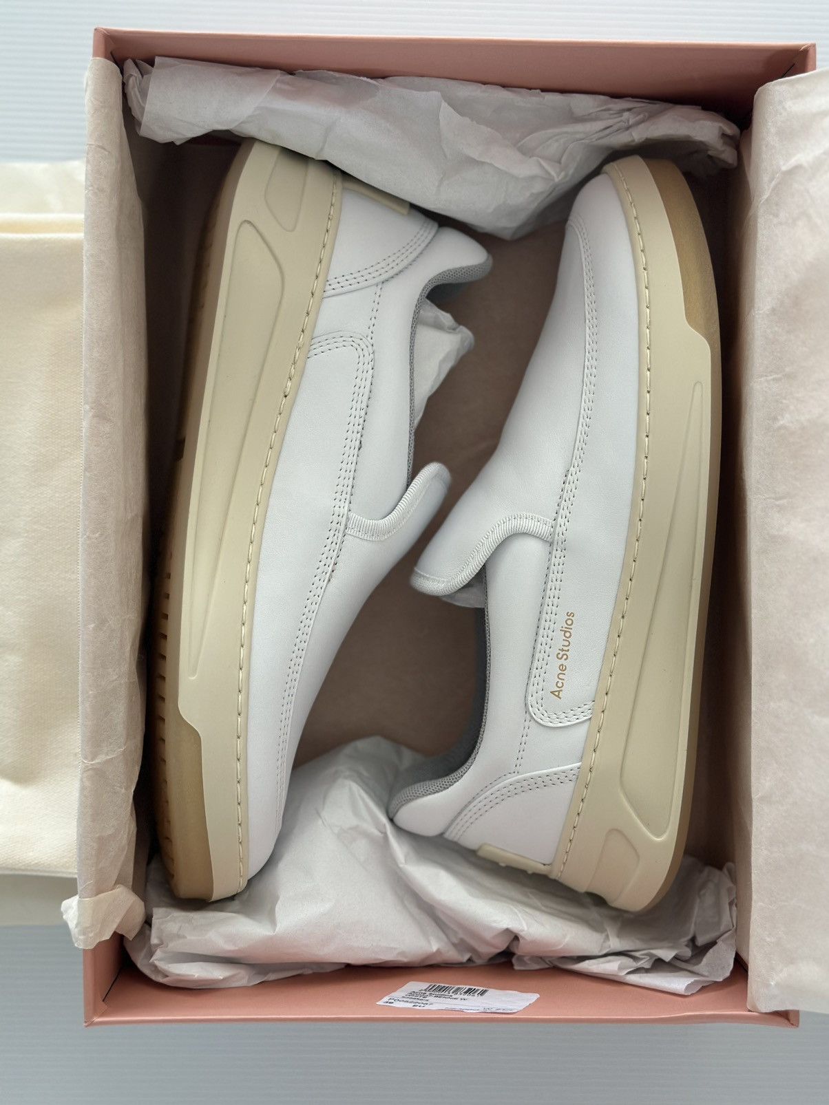 Acne Studios Acne Studios Bennie Face Slip On Sneakers Size US 8.5 / IT 38.5 - 9 Thumbnail