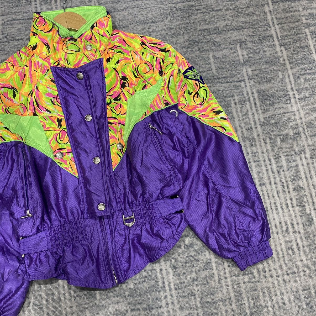Descente × Vintage Vintage Descente Ski Winter Jacket 80s 70s Era Crop Size L / US 10 / IT 46 - 2 Thumbnail
