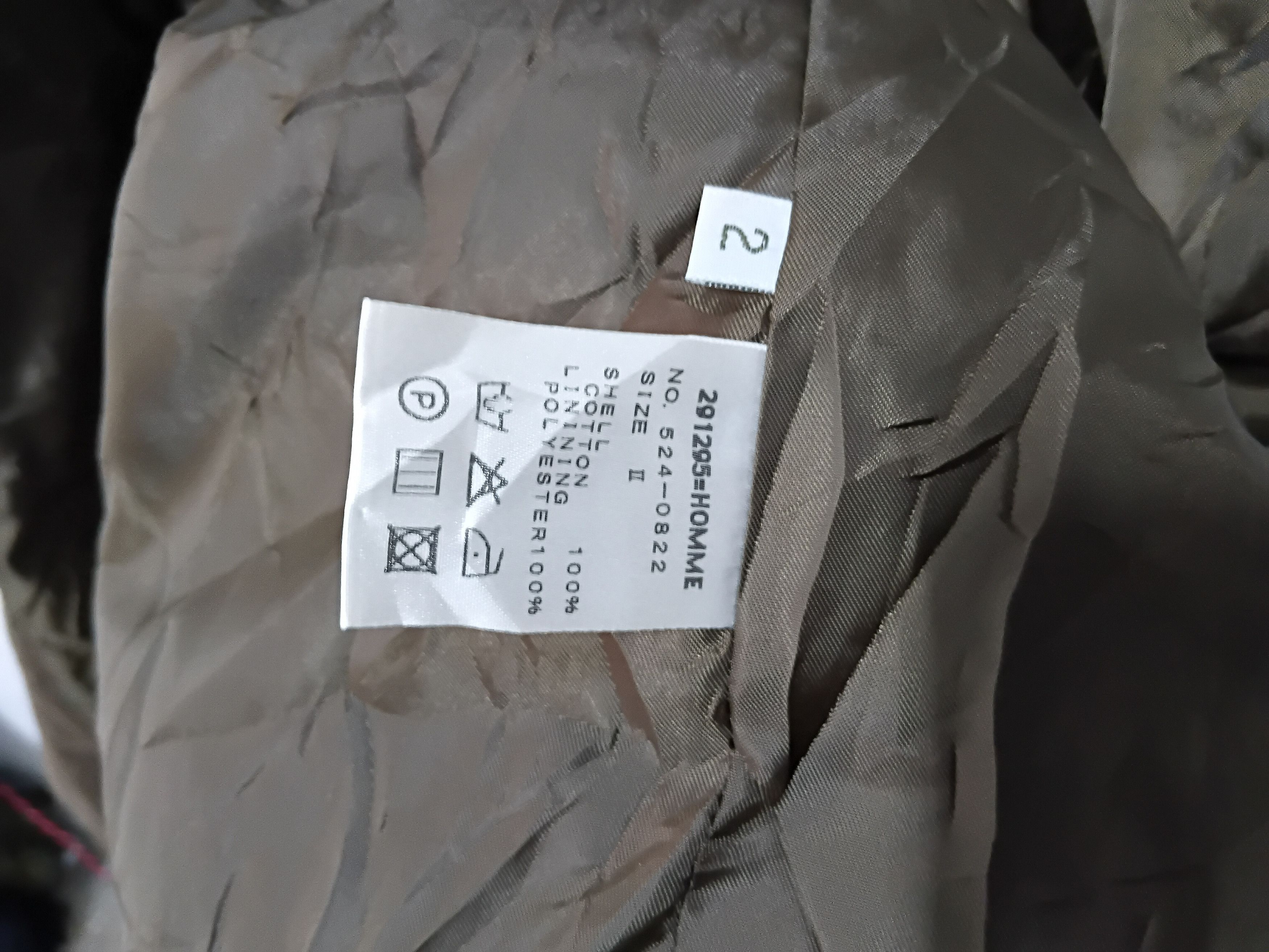 291295=Homme Japanese Brand 291295=Homme Military Design Parka Jacket Size US M / EU 48-50 / 2 - 5 Thumbnail