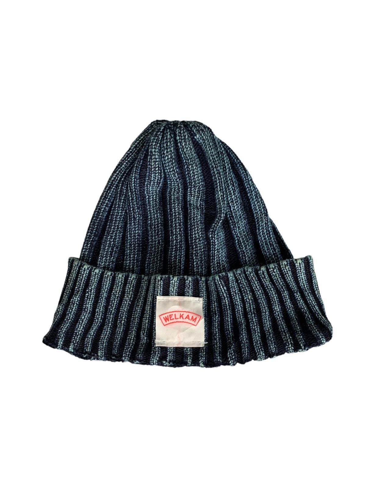 Japanese Brand × Kapital × Vintage Japanese Welkem Blue Indigo Beanie Hats Size ONE SIZE - 5 Thumbnail