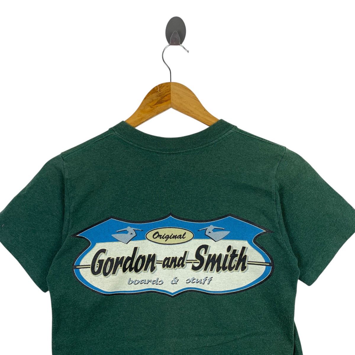Vintage Vintage 90s GORDON and SMITH Surf Boards & Stuff Logo Shirt Size US S / EU 44-46 / 1 - 4 Thumbnail
