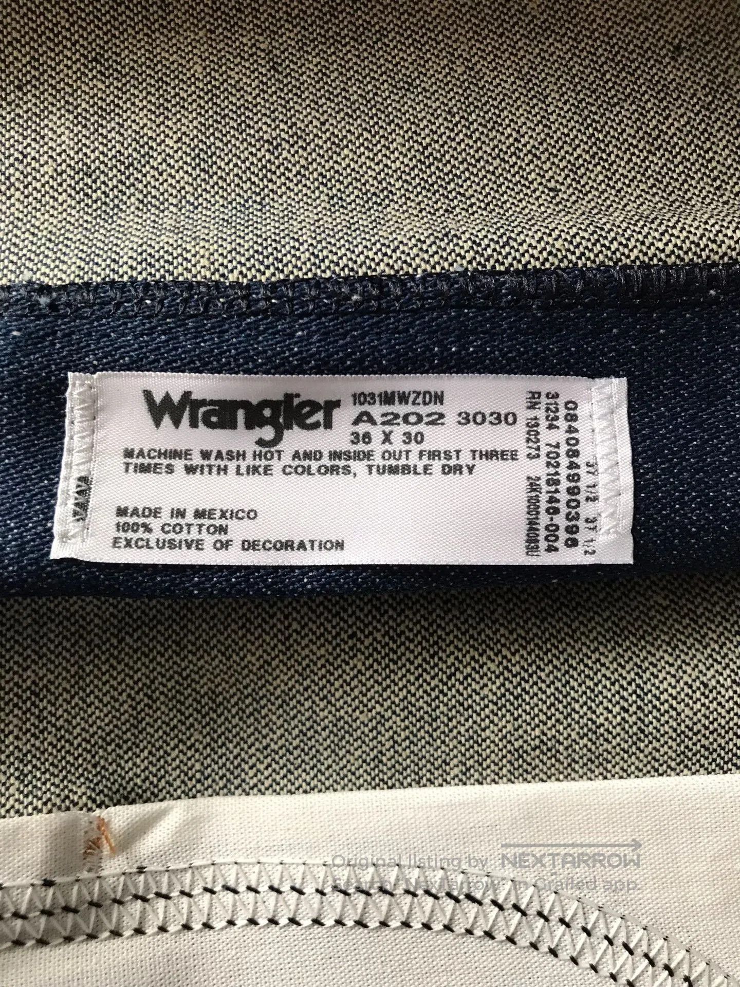 Wrangler Wrangler 31MWZ Denim Jeans. Size US 36 / EU 52 - 9 Thumbnail