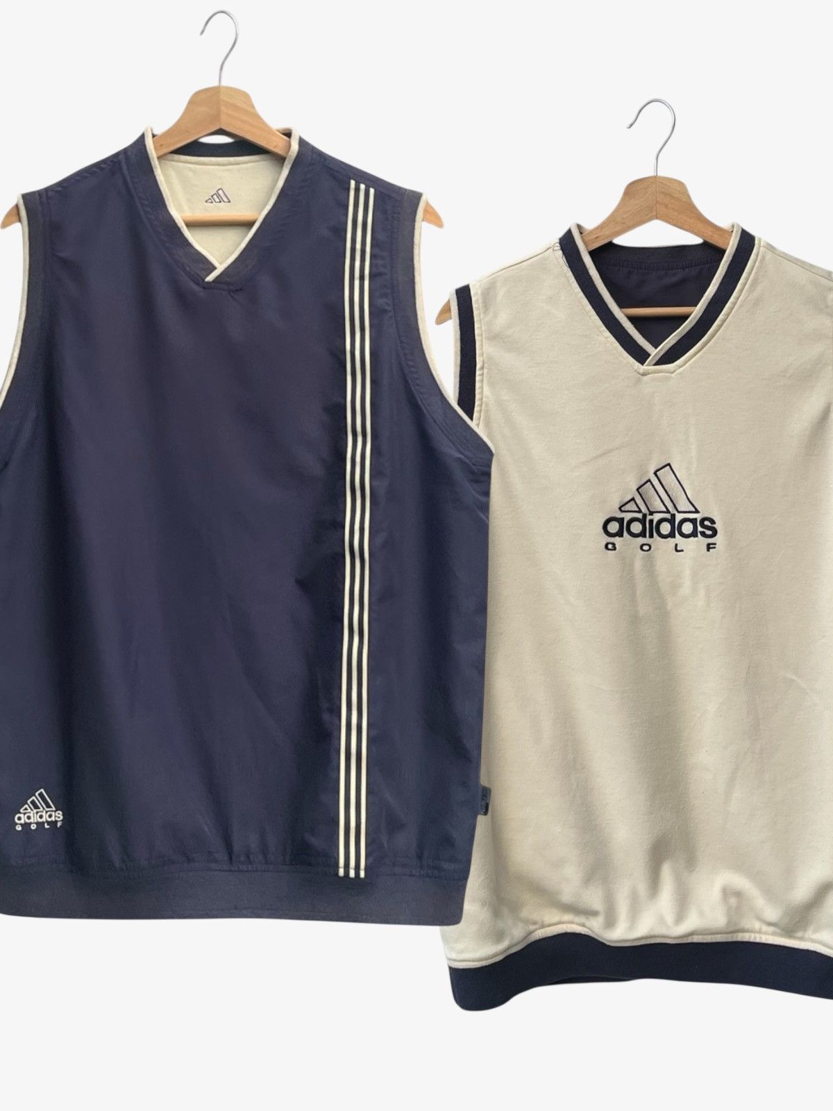 Adidas Vintage 90’s Adidas Golf Embroidered Logo Reversible Vest Size US XL / EU 56 / 4 - 1 Thumbnail