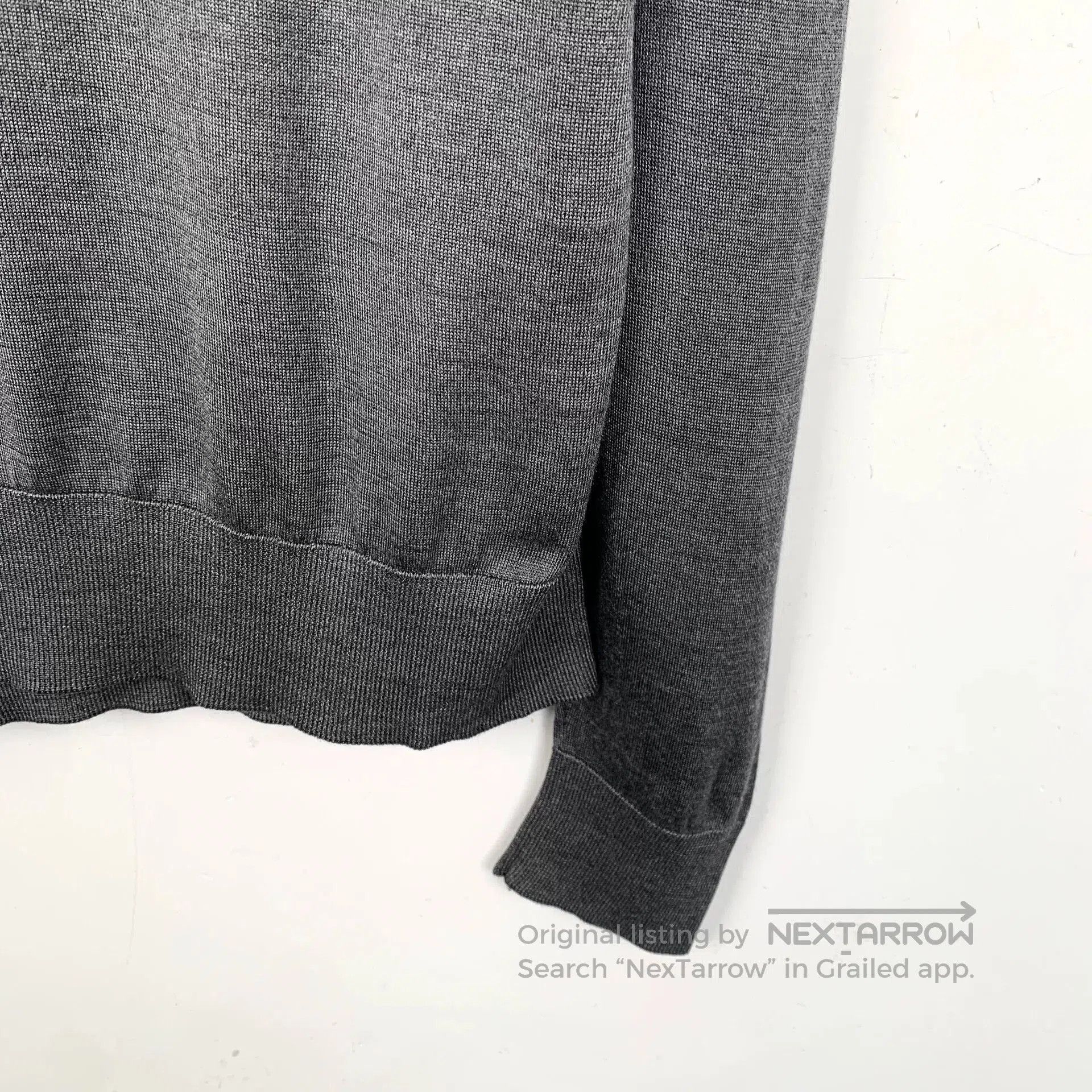 Dolce & Gabbana Dolce&Gabbana Gray Silk Crewneck Sweater. Size US S / EU 44-46 / 1 - 4 Thumbnail