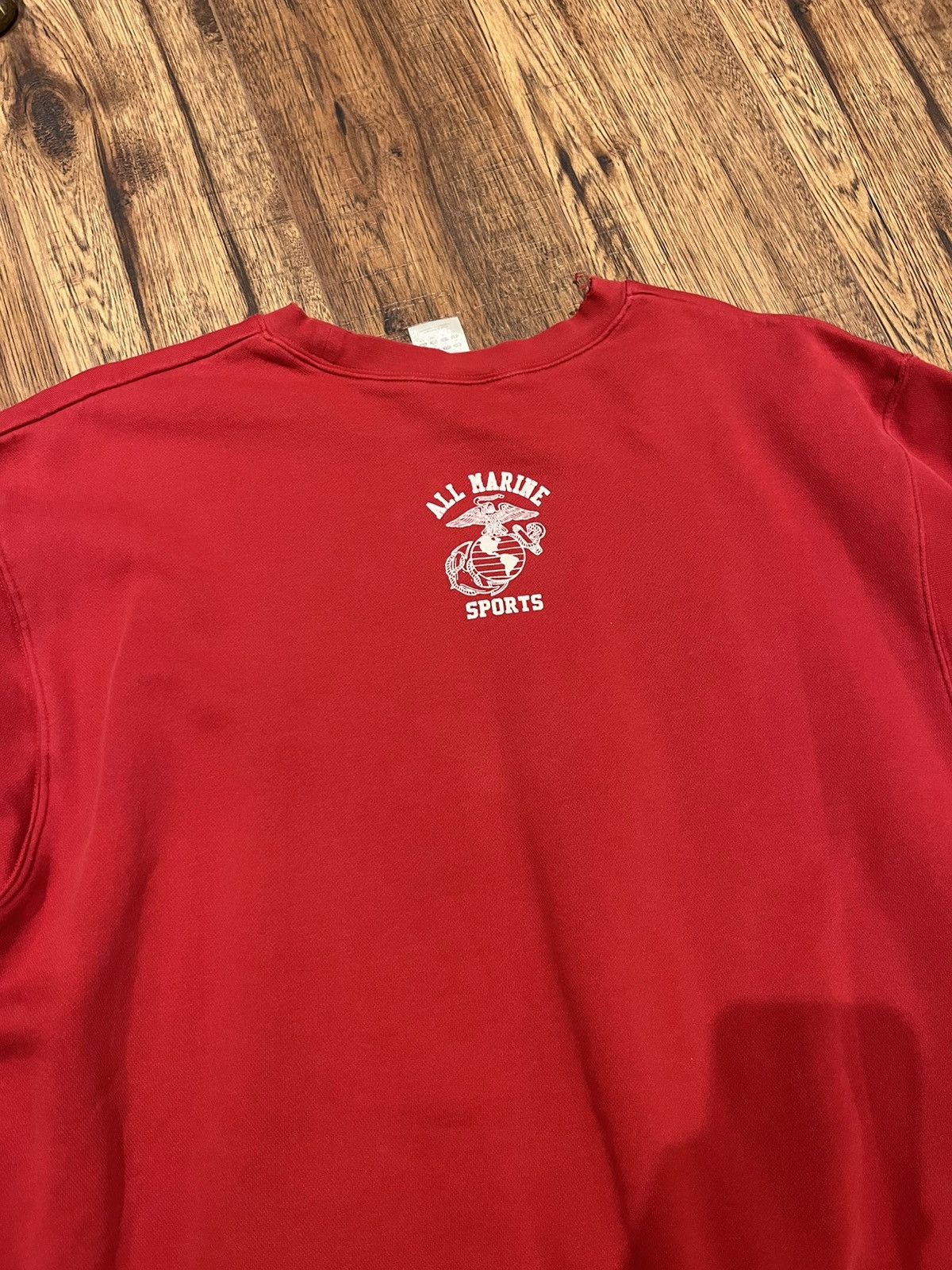 Adidas Vintage Adidas USMC XXL Sports Graphic Baggy Oversized Crew Size US XL / EU 56 / 4 - 5 Thumbnail