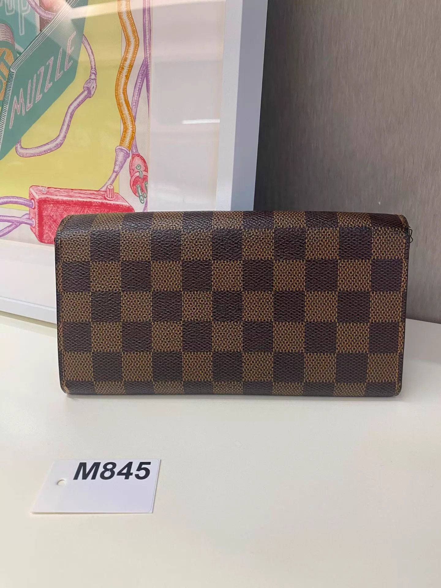 Louis Vuitton LV Damier Ebene Wallet 18.5x10 M845 Size ONE SIZE - 2 Thumbnail