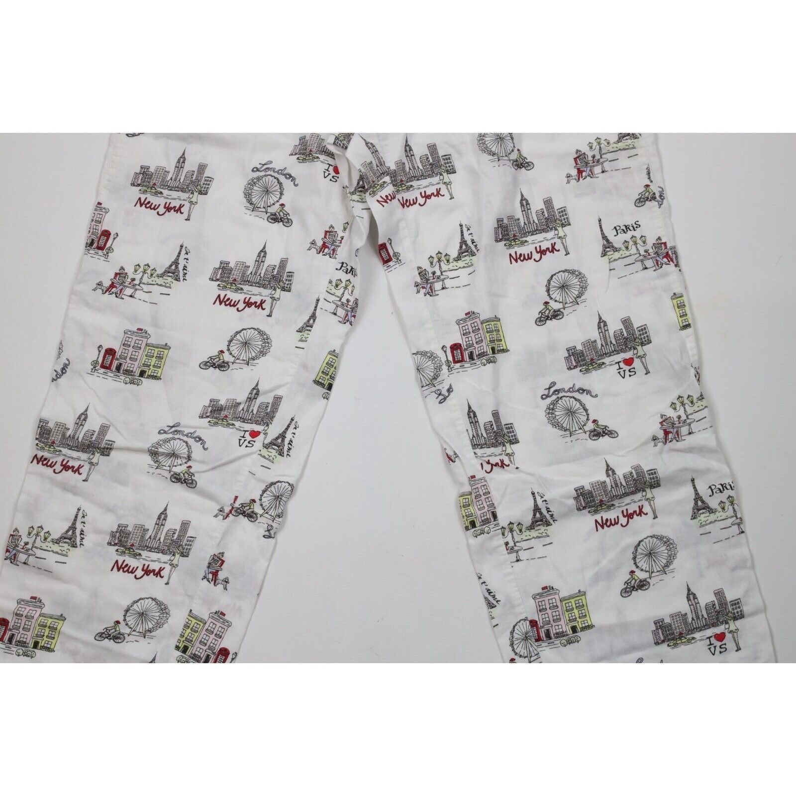 Victoria's Secret × Vintage Vintage Victorias Secret 2 Piece New York London Pajamas Size M / US 6-8 / IT 42-44 - 12 Thumbnail