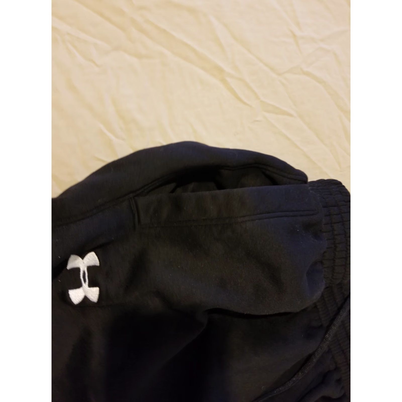 Under Armour Mens Under Armour Pants L Large Black Athletic Gym Workout Sweatpants Size US 33 - 3 Thumbnail
