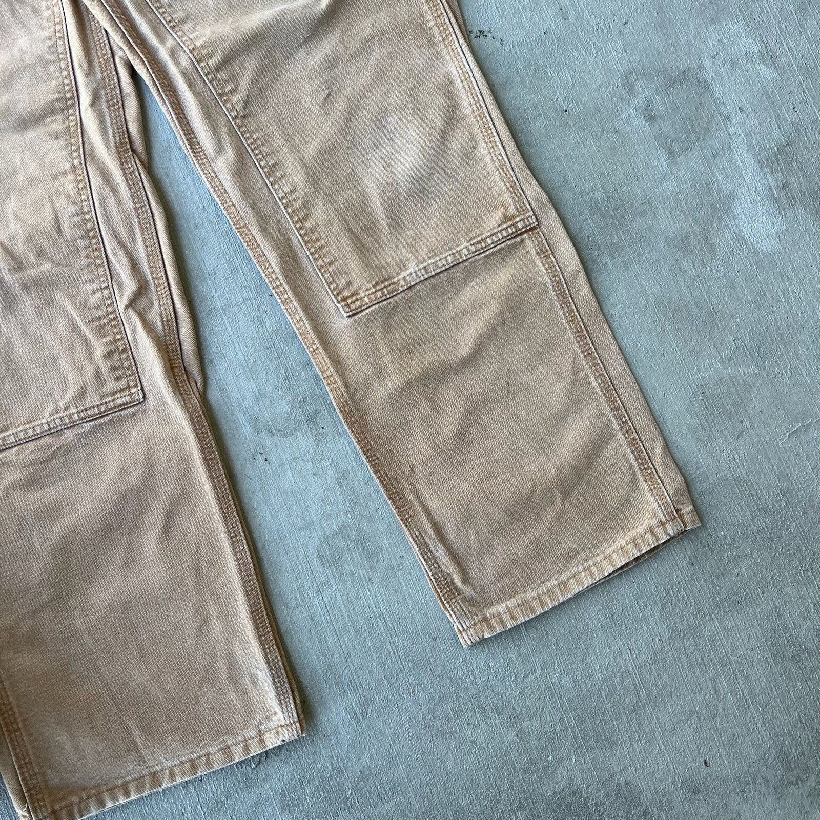 Carhartt × Vintage Carhartt brown double knee work wear carpenter pants Size US 33 - 4 Thumbnail