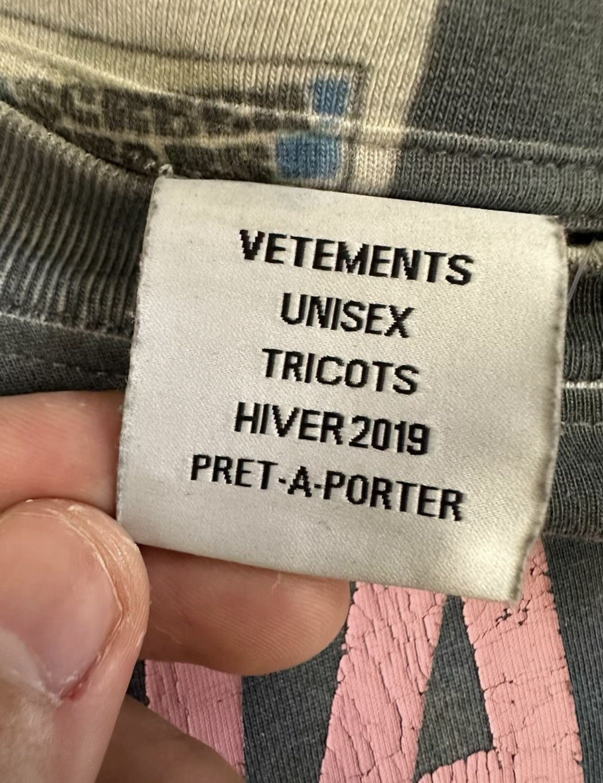 Vetements Vetements FW18 3D Printed Longsleeve Size S / US 4 / IT 40 - 5 Thumbnail