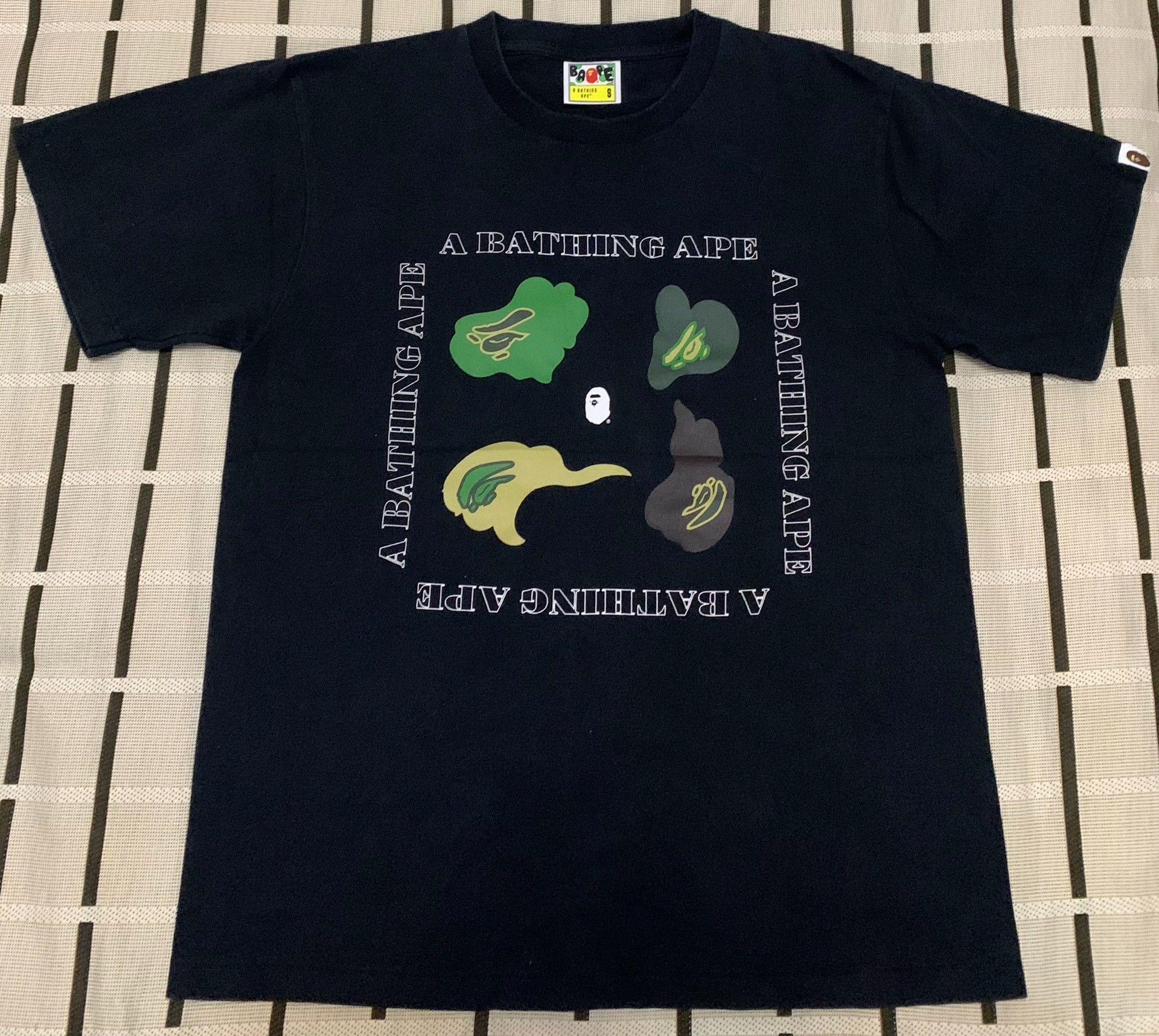 Bape Bape Printed Ape Head T-Shirt S Men Size US S / EU 44-46 / 1 - 1 Thumbnail