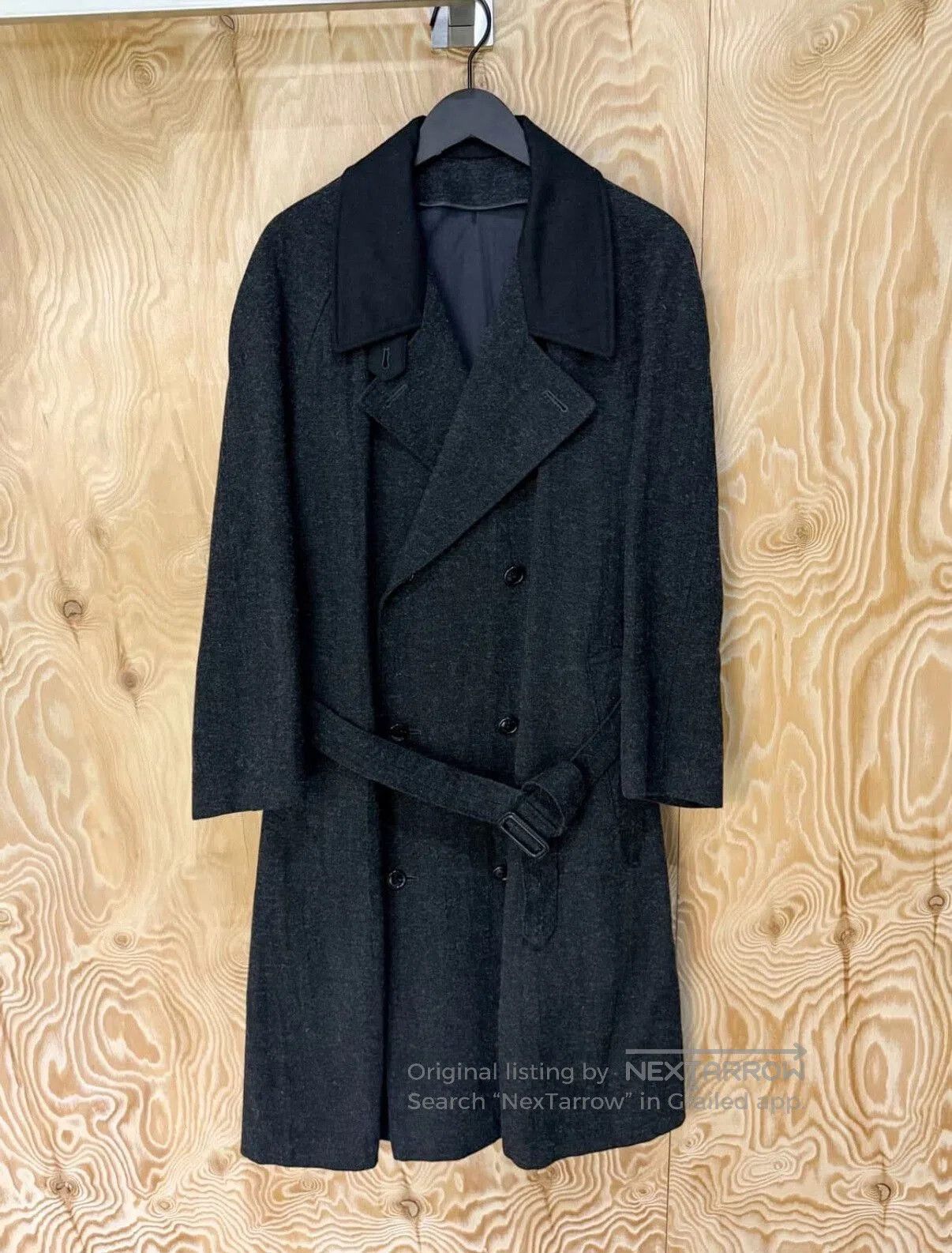 Yohji Yamamoto Yohji Yamamoto 80s Wool Double-Breasted Coat. Size US S / EU 44-46 / 1 - 1 Thumbnail