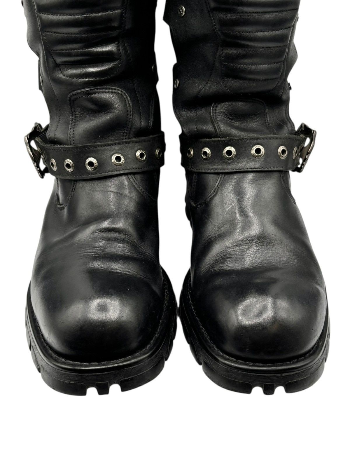 New Rock Vintage New Rock leather biker boots Size 45 Size US 12 / EU 45 - 3 Thumbnail
