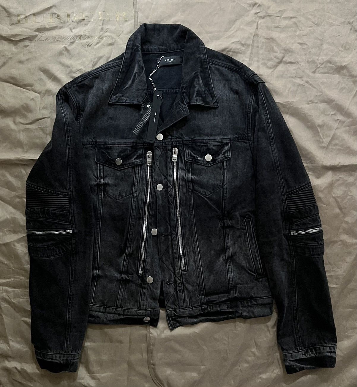 Amiri AMIRI - Distressed Denim Jacket size XXL Size US XXL / EU 58 / 5 - 1 Thumbnail