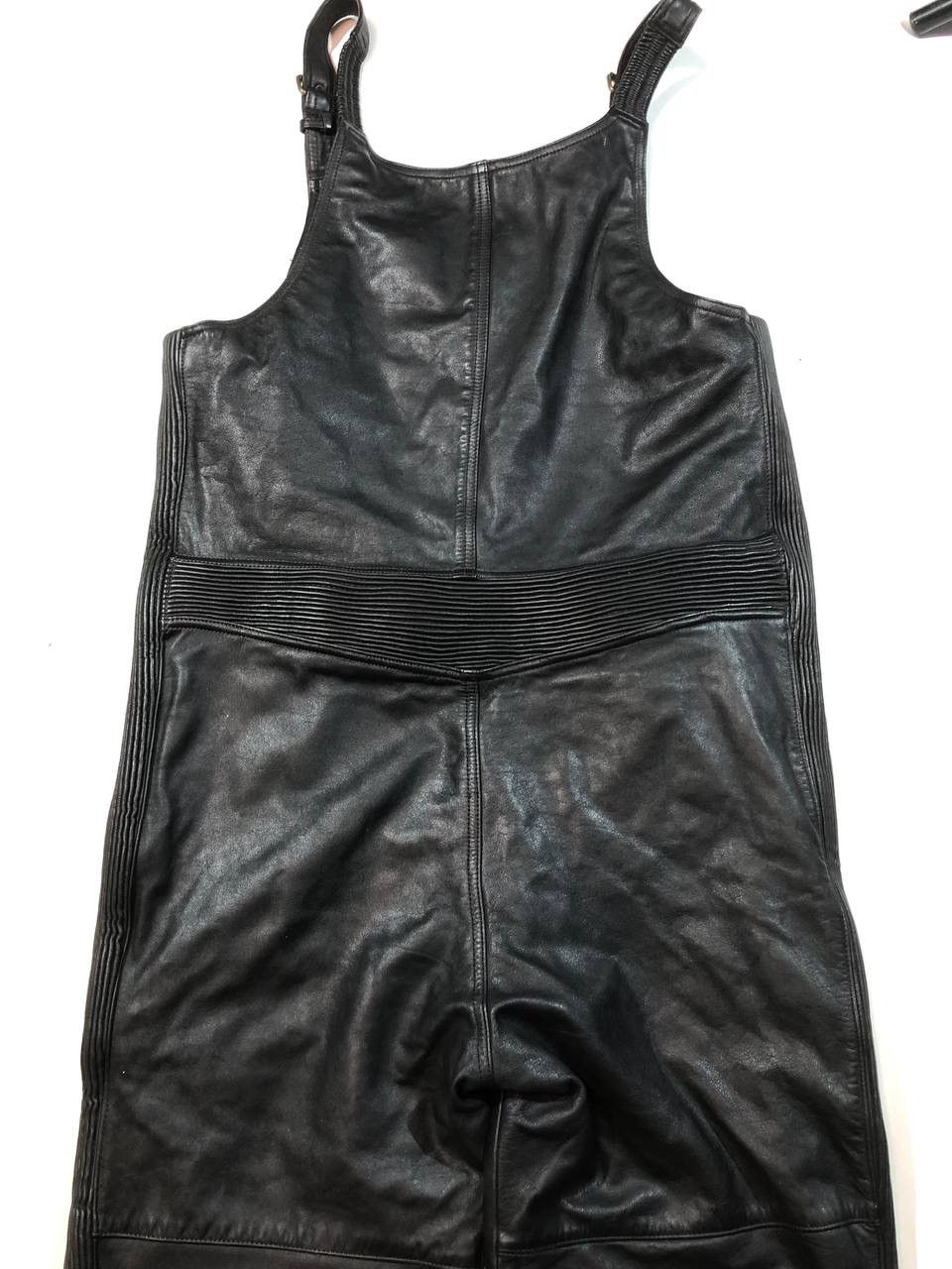 Genuine Leather × Vintage Krawehl Leder Overall Racing Biker Leather Vintage Size US 38 / EU 54 - 11 Thumbnail