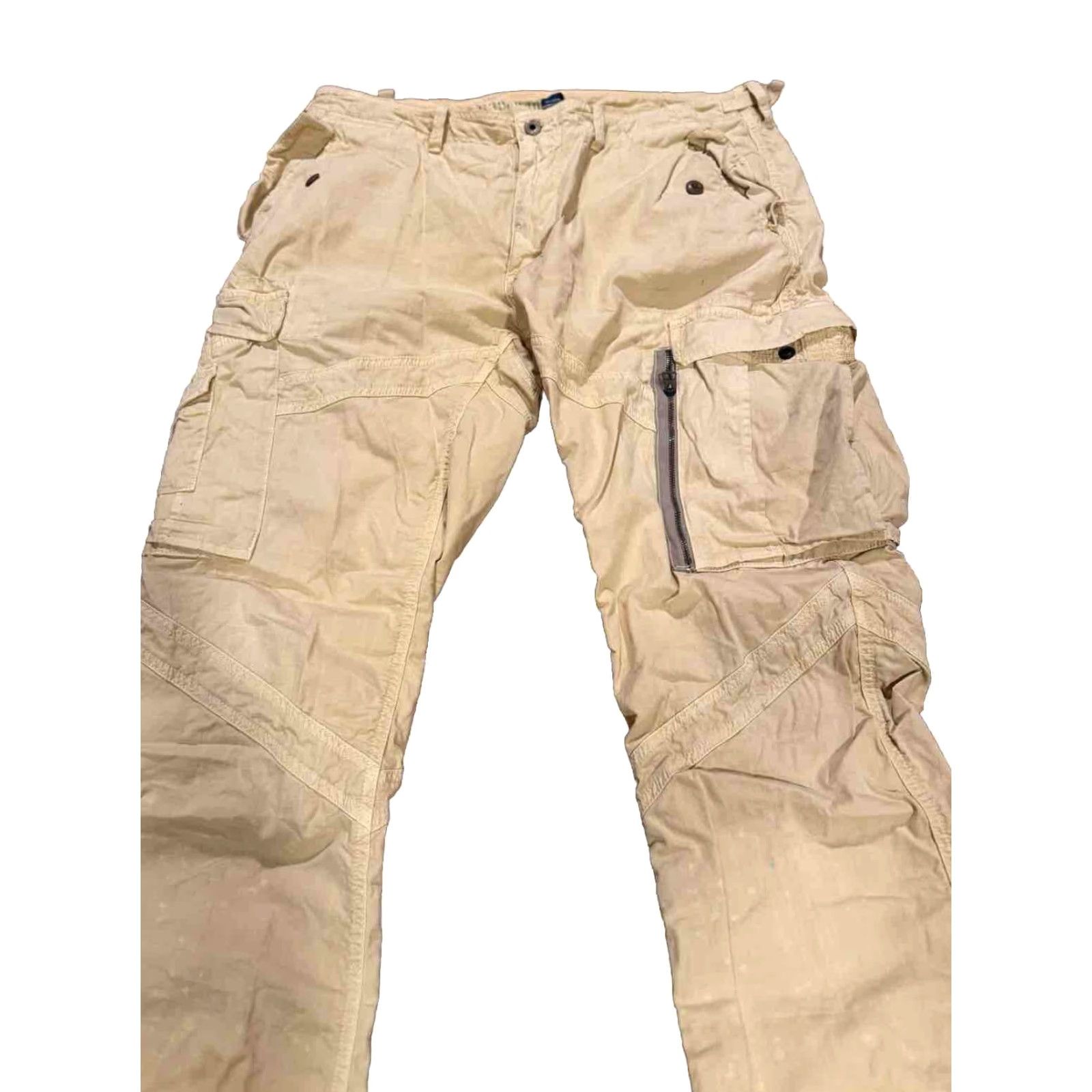 Polo Ralph Lauren VINTAGE Polo Ralph Lauren M-1957 Straight Fit Utility Cargo Pants Men 38/32 Beige Cargo Pants Men Size US M / EU 48-50 / 2 - 3 Thumbnail