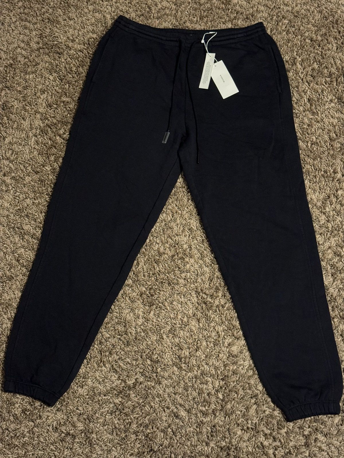 image of Vince Drawstring Sweatpants in Blue, Men's (Size 30)