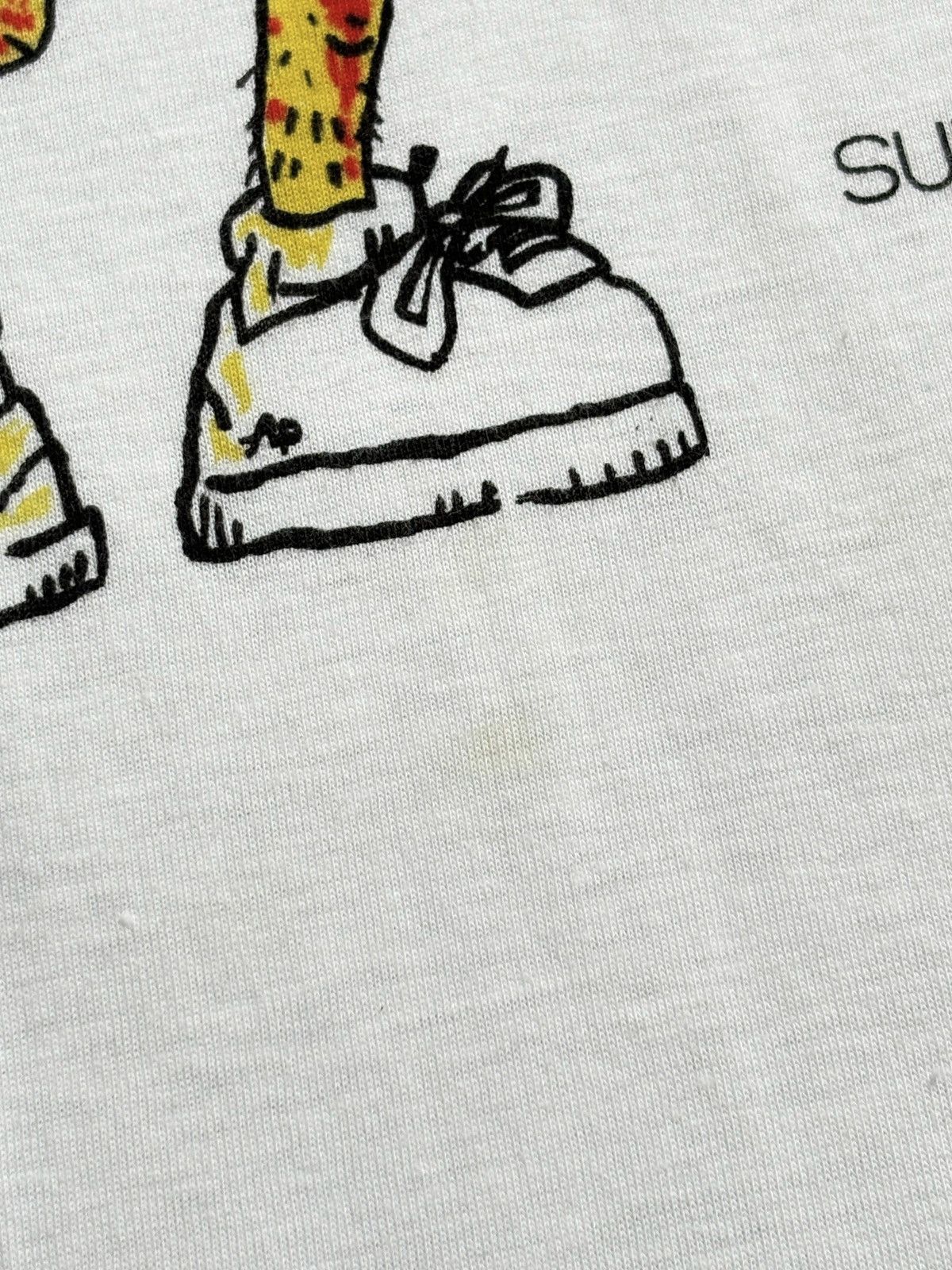 Fuck Art, Make Tees 2000s White “Why I Can’t Wear Shorts” Vintage T-shirt Size US L / EU 52-54 / 3 - 2 Thumbnail