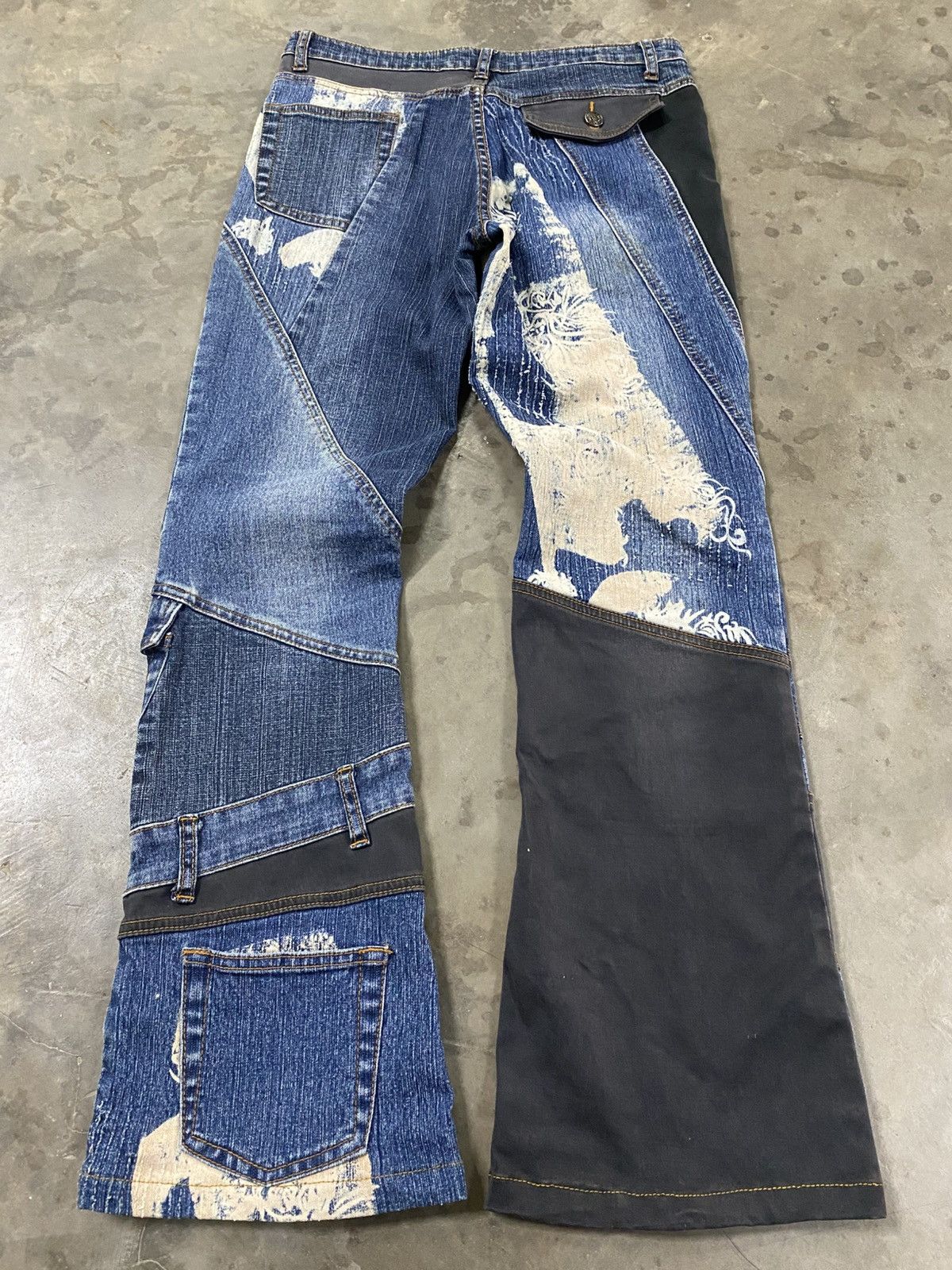 Hysteric Glamour × If Six Was Nine × Tornado Mart Flare Jeans Haphazard Jeans Flared Very Rare @265 Size US 28 / EU 44 - 10 Thumbnail