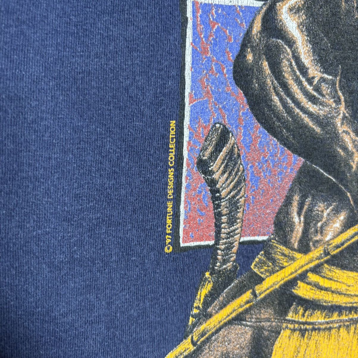 Vintage Vintage 90s Filipino Strength Legacy Portrait T-Shirt Size US XL / EU 56 / 4 - 4 Thumbnail