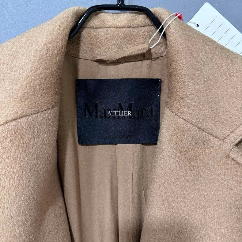 Max Mara Max Mara Black Elevation Camel Long Coat Size L / US 10 / IT 46 - 4 Thumbnail