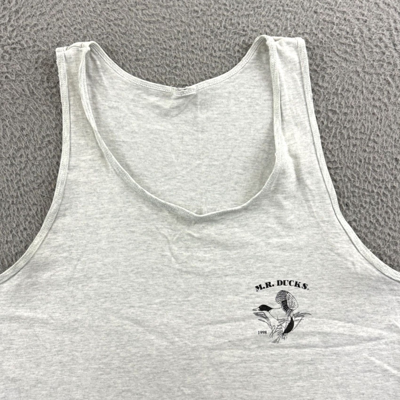 Hanes VINTAGE Hanes Shirt Mens XL Gray Ocean City Maryland 90s Sleeveless Beach USA Crew Neck Dragon Angel Animals Nature 90s Boys Mens Size US XL / EU 56 / 4 - 4 Thumbnail