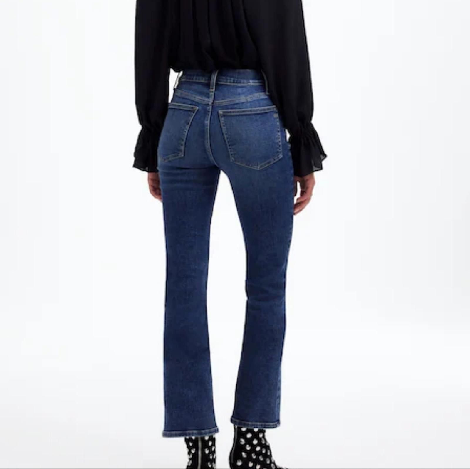 J.Crew Madewell Tall Kick Out Crop Jeans Size 30" / US 8 / IT 44 - 9 Thumbnail