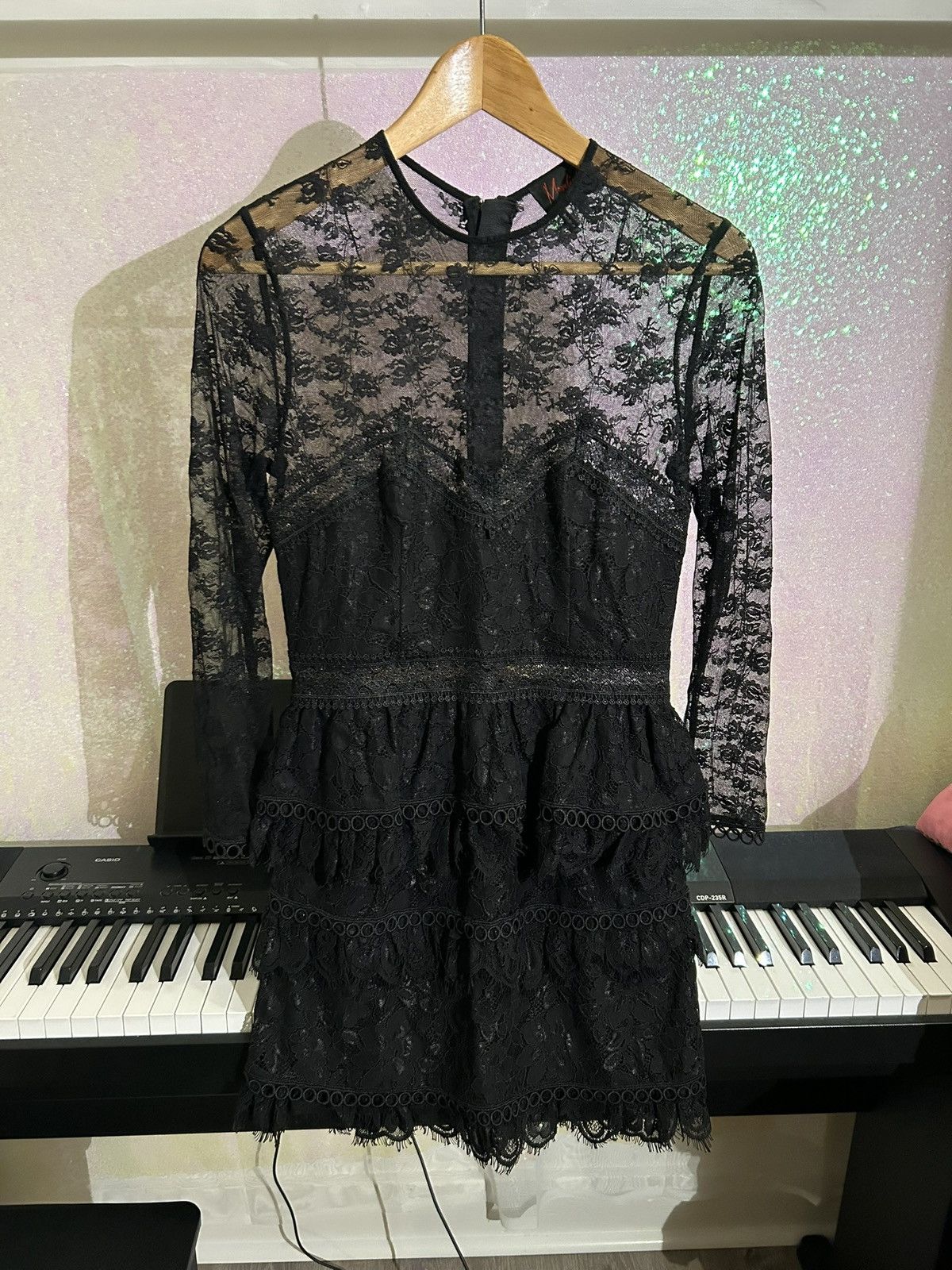 The Kooples The Kooples Black Lace Dress Size XS / US 0-2 / IT 36-38 - 1 Thumbnail