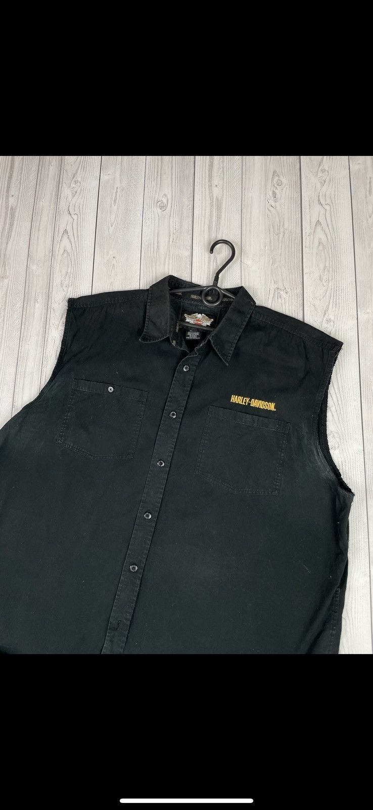Harley Davidson Vintage Harley Davidson shirt big logo moto Bike rare XXL Size US XXL / EU 58 / 5 - 6 Thumbnail
