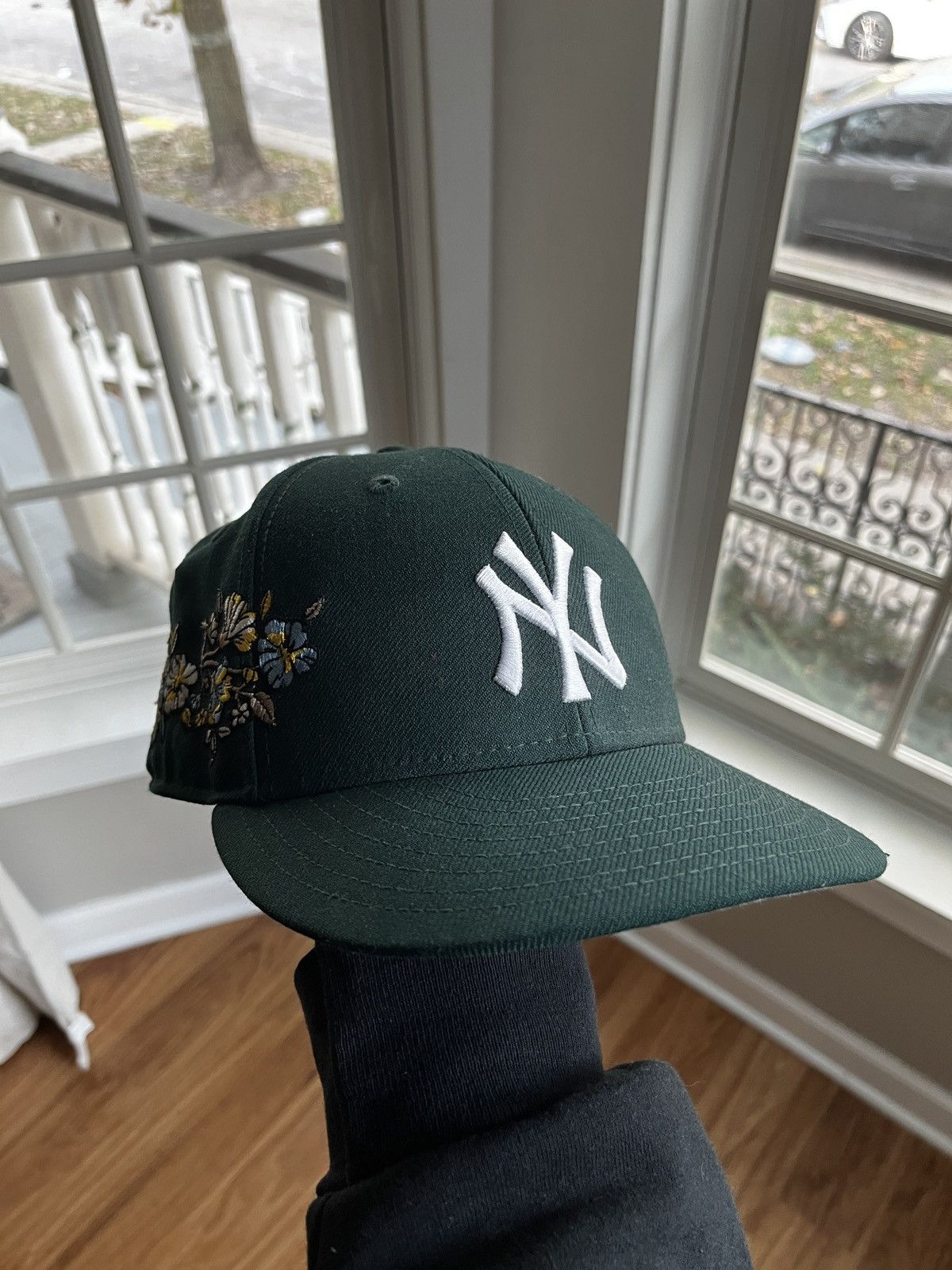 Kith × New Era Kith x New Era Yankees floral green fitted | Grailed