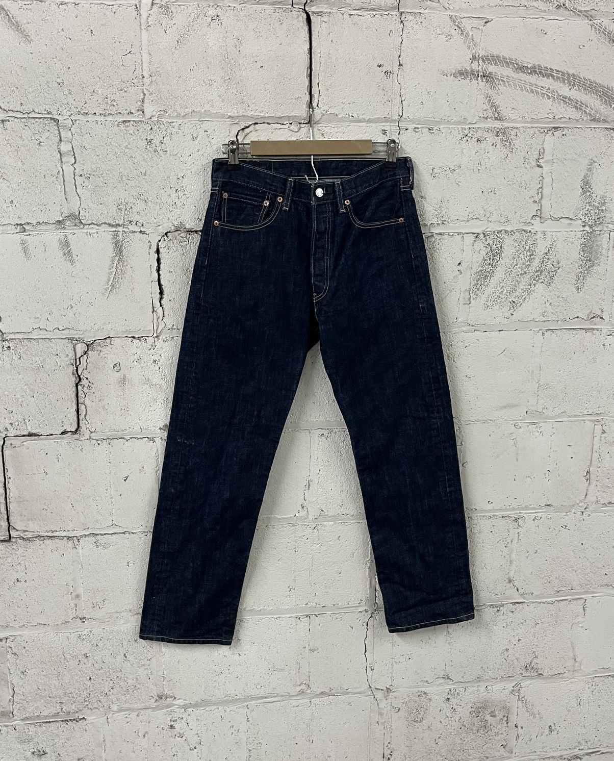 Levi's Levi’s 501XX boot cut dark wash denim button fly Size US 30 / EU 46 - 6 Thumbnail