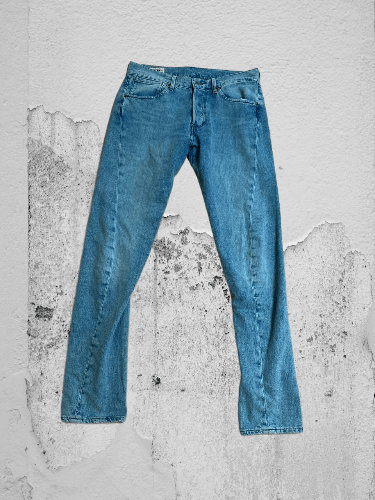 Levi's × Vintage Crazy Vintage Y2K Levis 512 Skinny Destroyed Denim Jeans Size US 29 - 1 Thumbnail