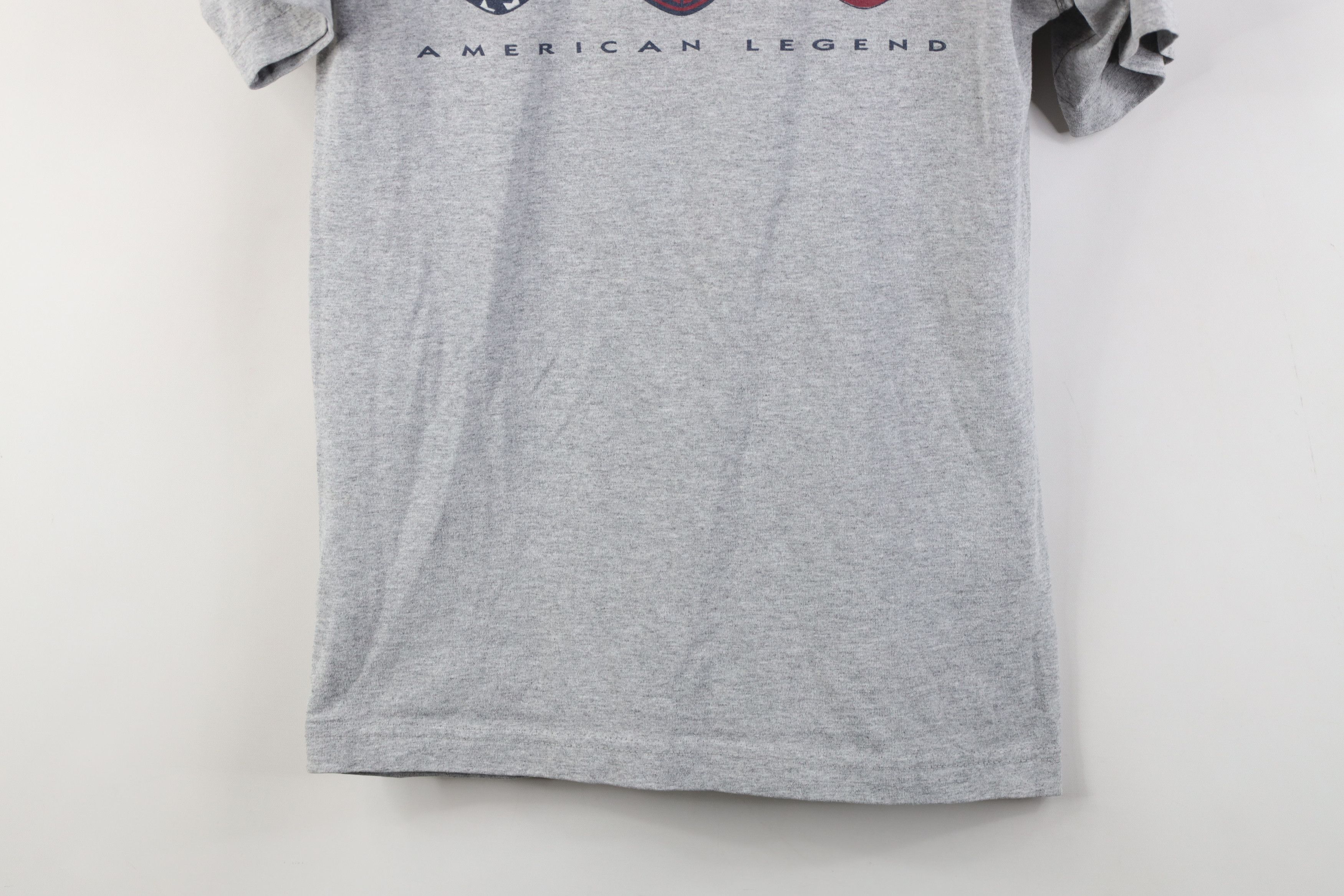Harley Davidson Vintage 90s Harley Davidson Flag Motorcycle T-Shirt Gray Size M / US 6-8 / IT 42-44 - 3 Thumbnail