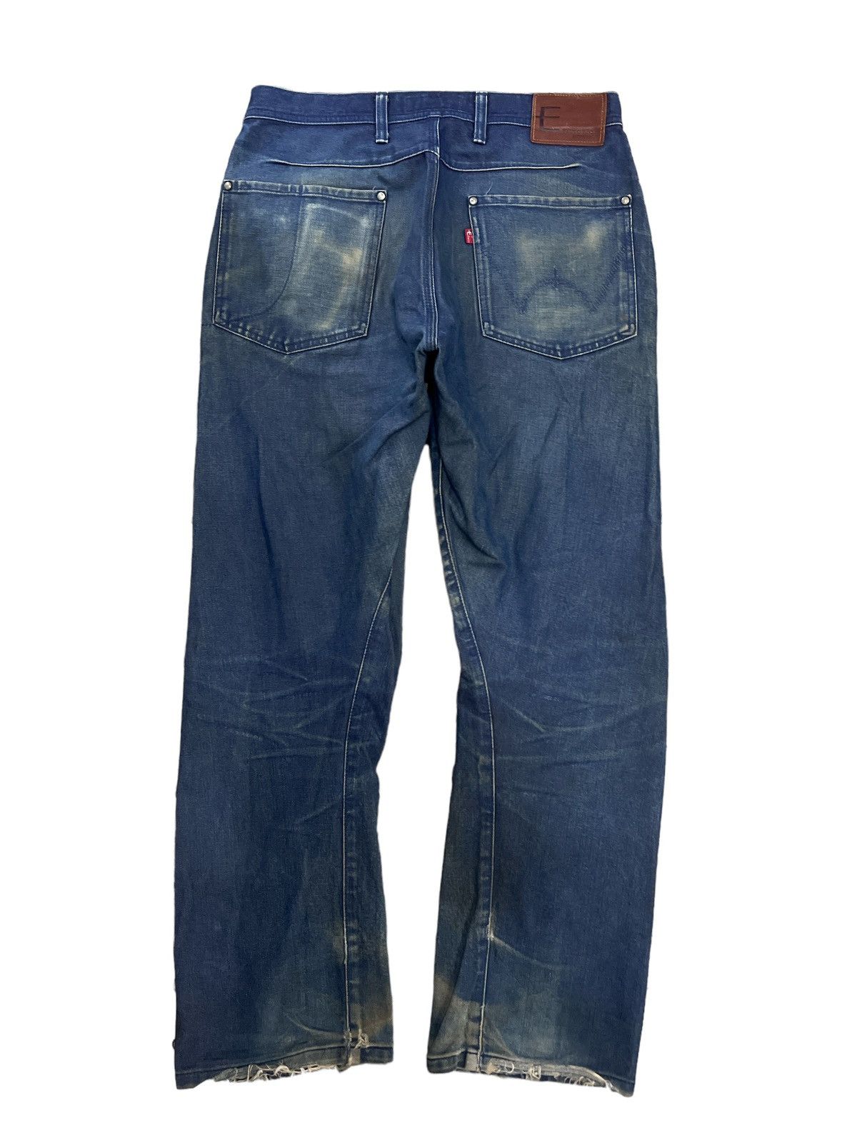 Hysteric Glamour HOT🔥EDWIN E FUNCTION BLUE DISTRESSED DENIM PANT Size US 30 / EU 46 - 7 Thumbnail