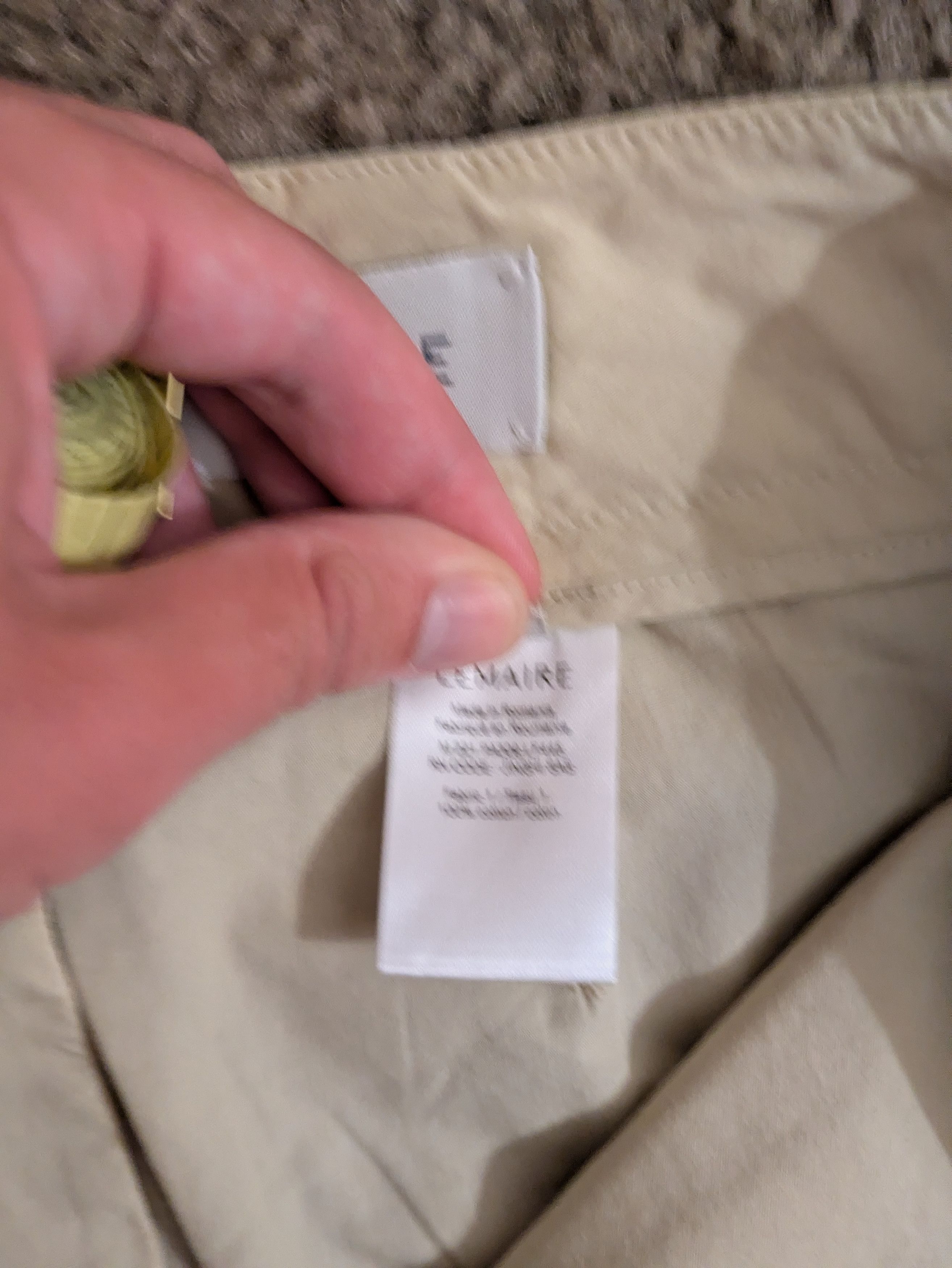 Lemaire Lemaire Cream Easy Pants Size US 32 / EU 48 - 4 Thumbnail