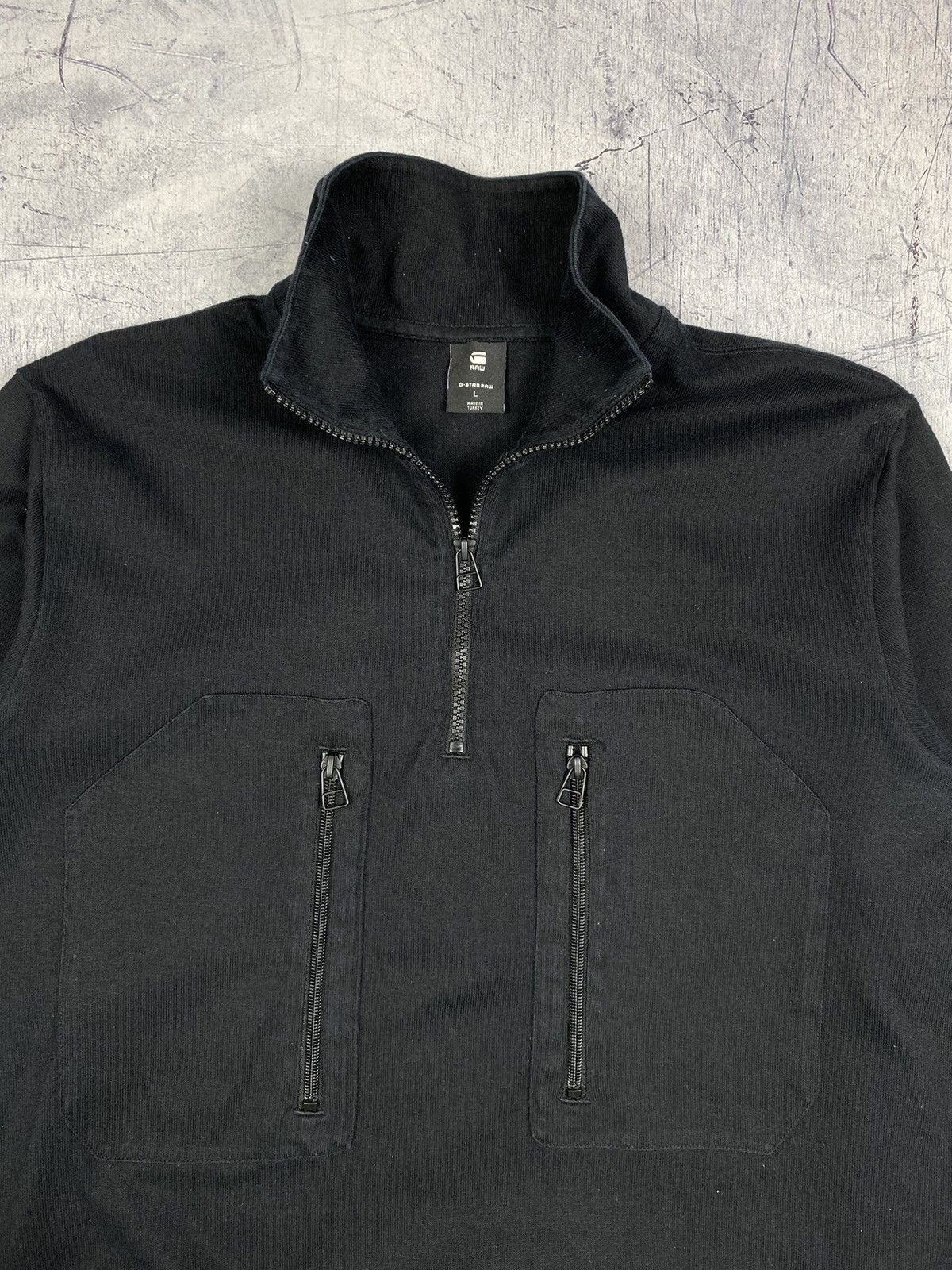 G-Star G Star Raw Designer Zip Up Sweater Sweatshirt Size US L / EU 52-54 / 3 - 5 Thumbnail
