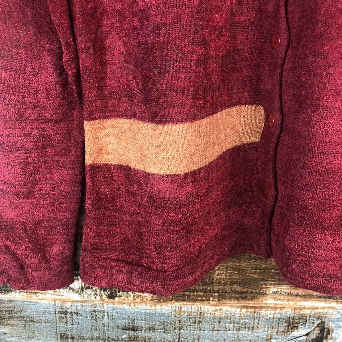 Homespun Knitwear Sun Giano Red vintage Knitwear #A2280 Size M / US 6-8 / IT 42-44 - 10 Thumbnail