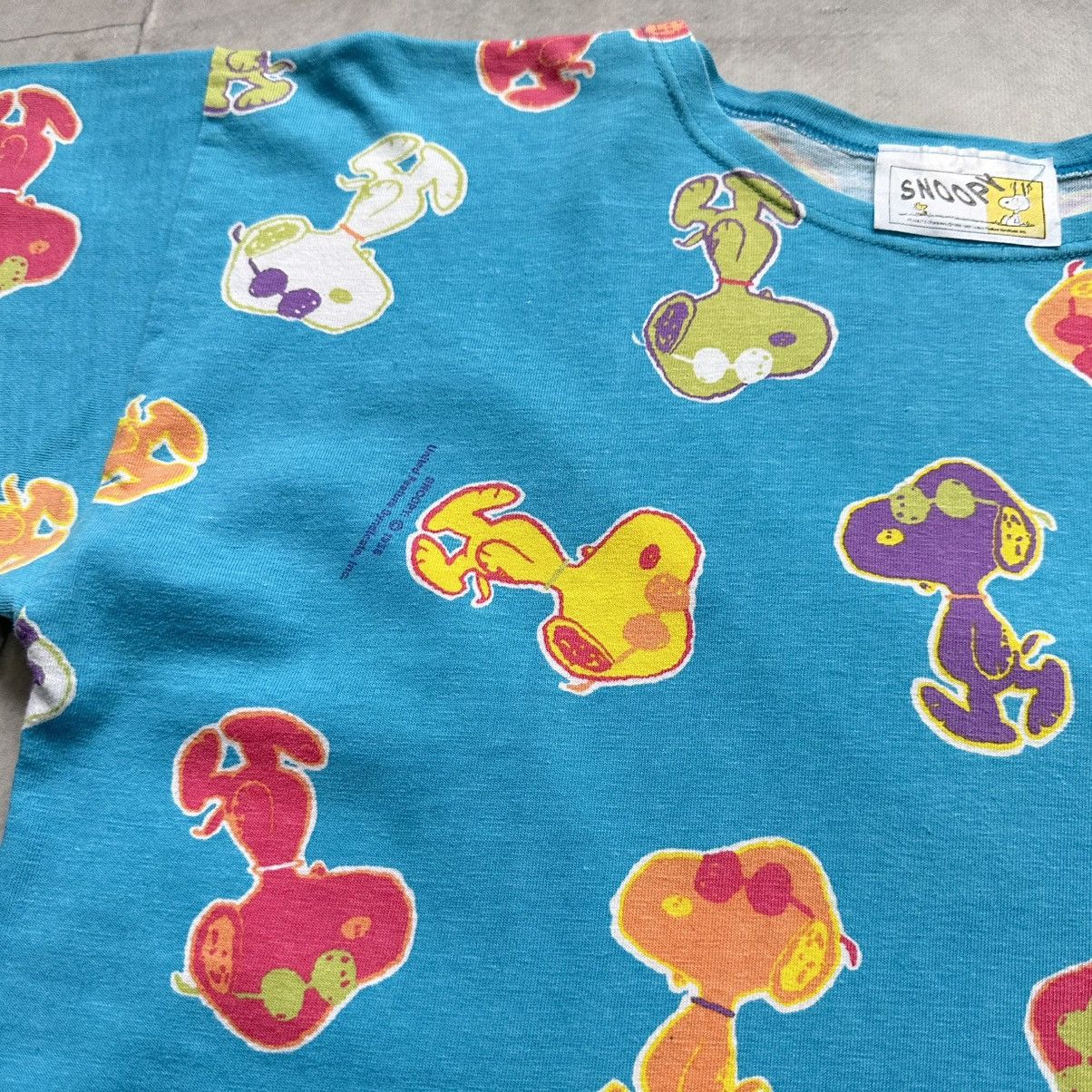 Cartoon Network × Peanuts × Vintage RARE Snoopy Monogram Vintage Peanuts Cartoon Movie T-Shirt Size US M / EU 48-50 / 2 - 11 Thumbnail
