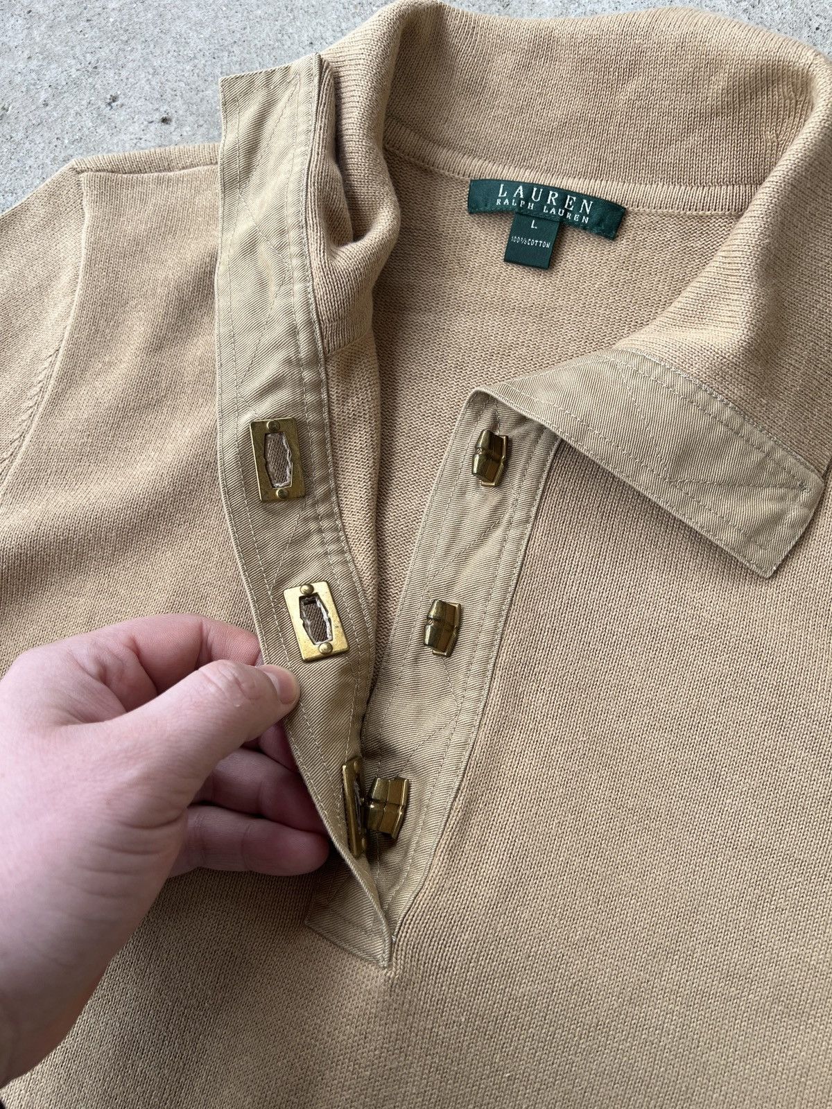 Lauren Ralph Lauren Lauren Ralph Lauren Knit Sweater Size L / US 10 / IT 46 - 3 Thumbnail