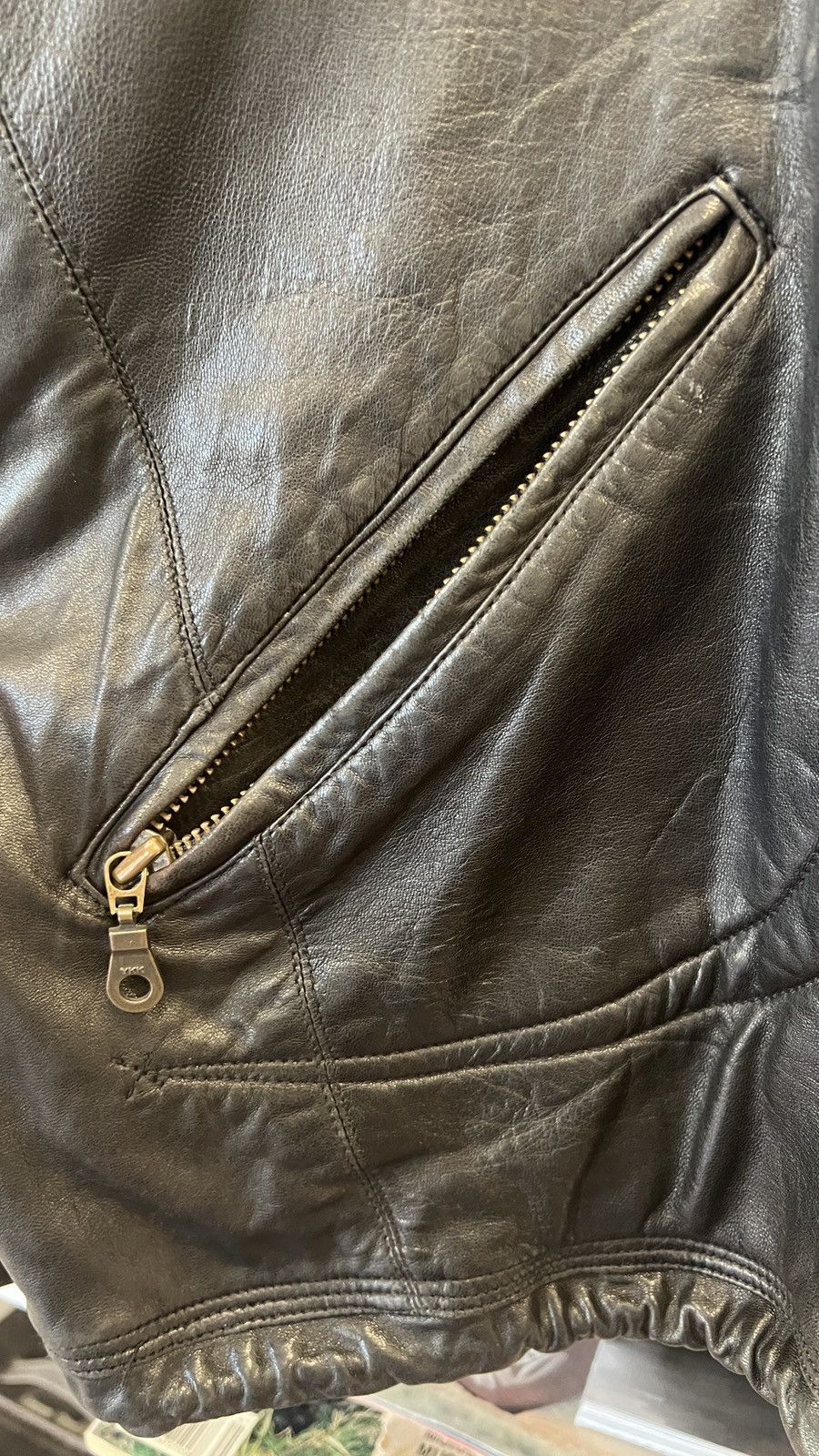 Pelle Pelle Pelle Pelle Equipment Drawstring Leather Jacket Size US M / EU 48-50 / 2 - 7 Thumbnail