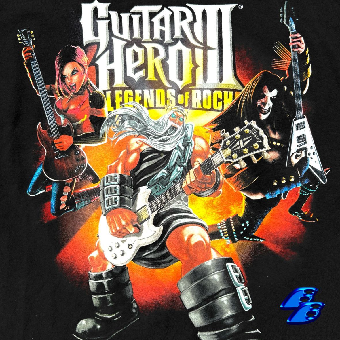 The Game Vintage 2007 Guitar Hero III: Legends of Rock Official Tee Size US XL / EU 56 / 4 - 3 Thumbnail