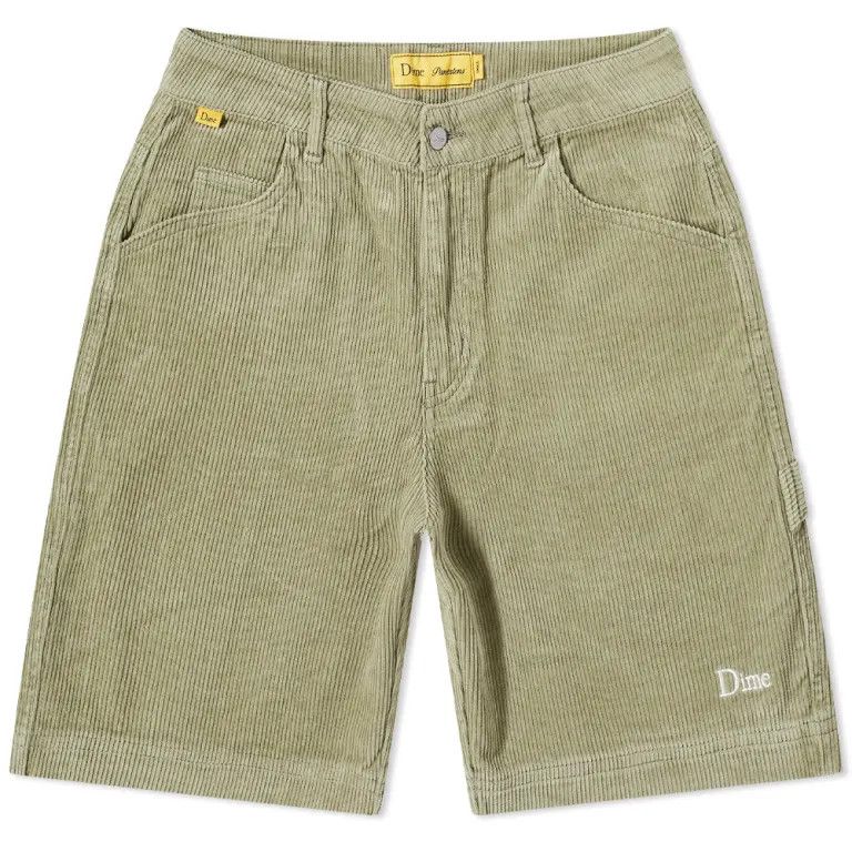 Dime o1mle0125 Corduroy Shorts in Olive Size US 30 / EU 46 - 4 Thumbnail