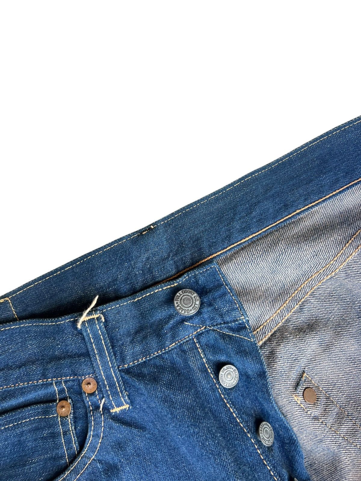 Full Count & Co. × Japanese Brand Vintage 90s Full Count Japan Redline Selvedge Denim Jeans Size US 30 / EU 46 - 7 Thumbnail