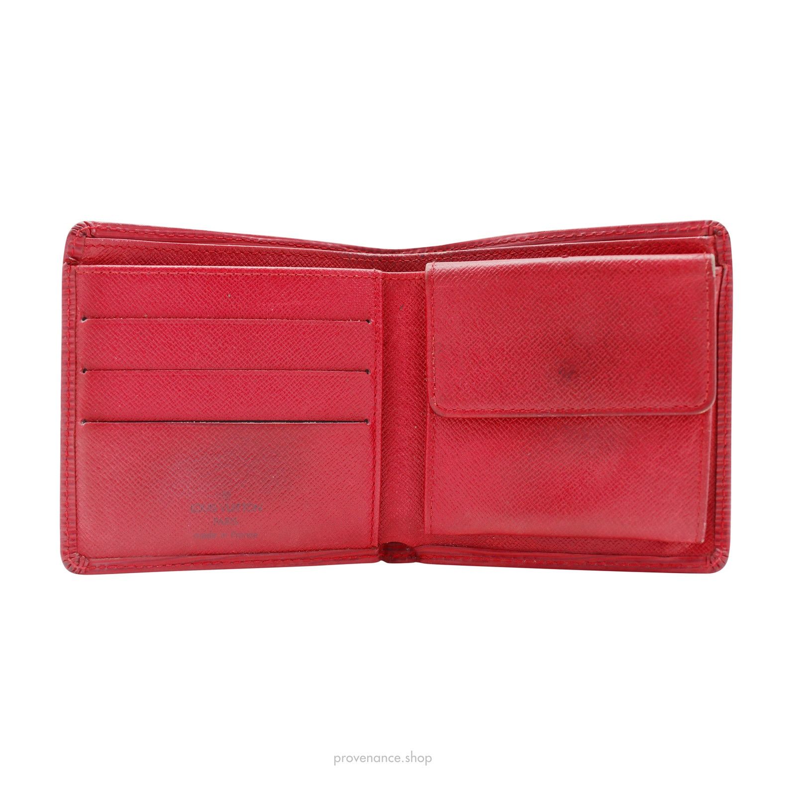 Louis Vuitton 🔴 Louis Vuitton Marco Wallet - Red Epi Leather Size ONE SIZE - 5 Thumbnail
