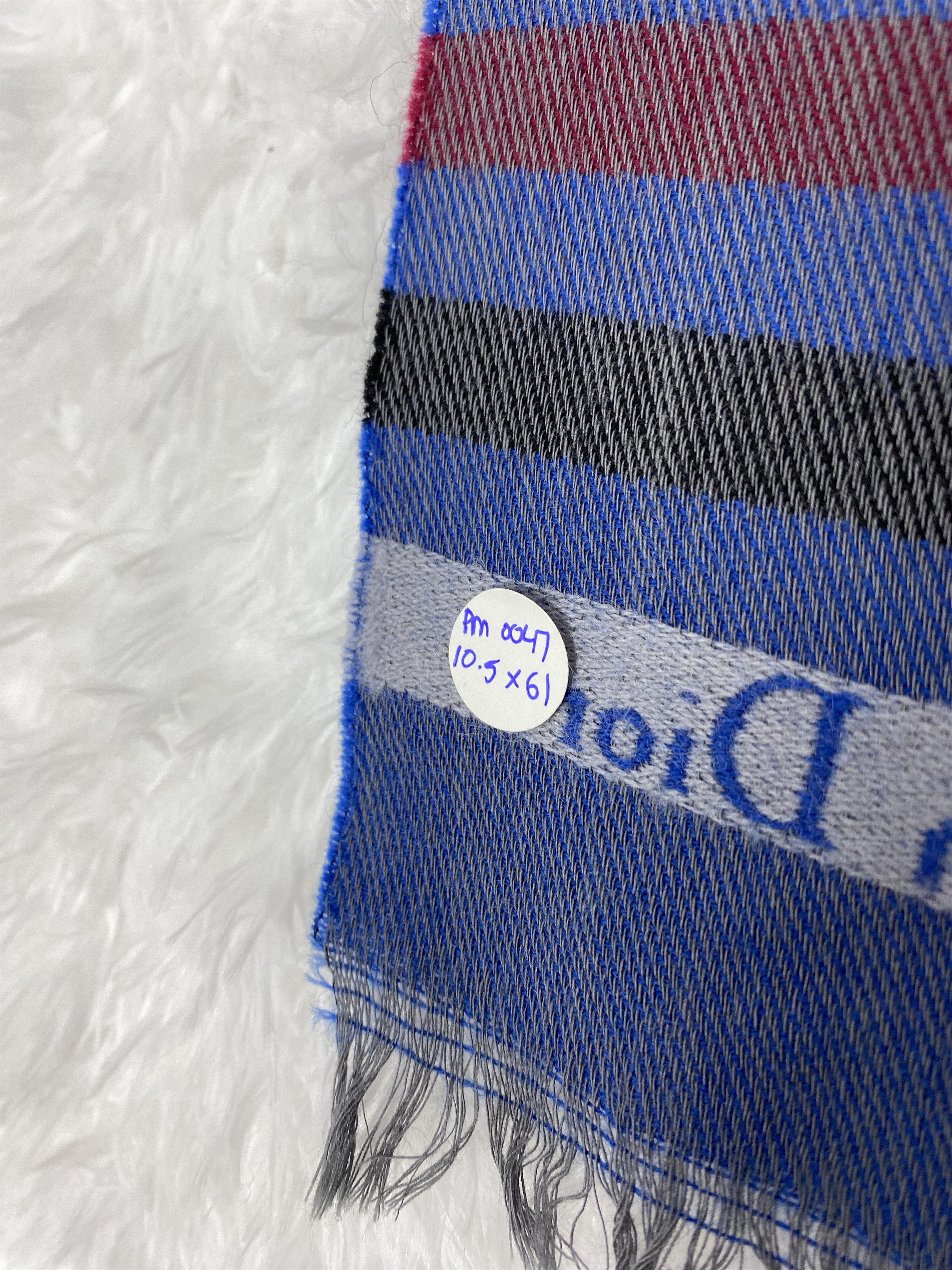 Christian Dior Monsieur Vintage Christian Dior Scarf / Muffler Neckwear PM0047 Size ONE SIZE - 7 Thumbnail
