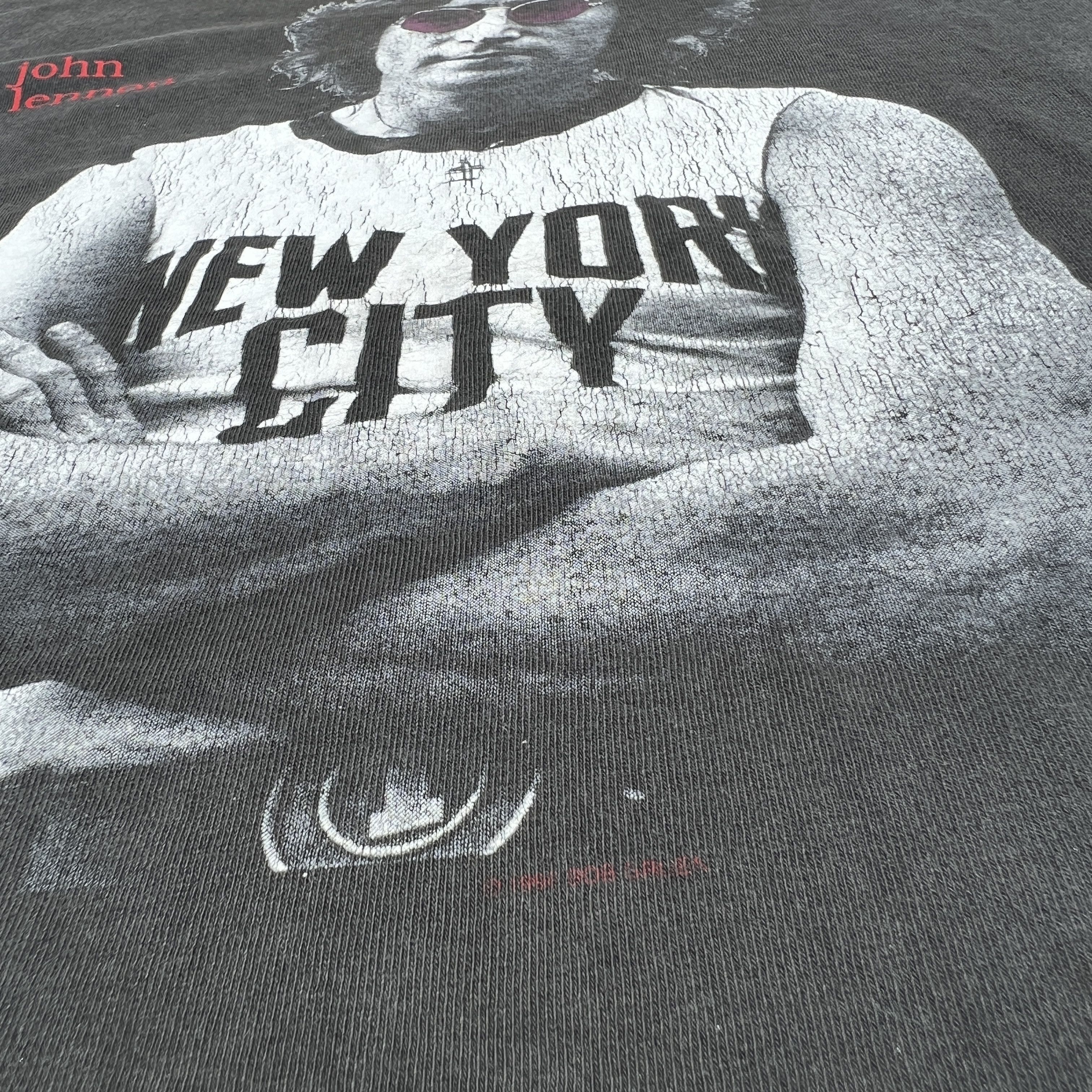 Band Tees Vintage 90s John Lennon The Beatles Promo Tee Faded Yoko Ono Size US L / EU 52-54 / 3 - 5 Thumbnail