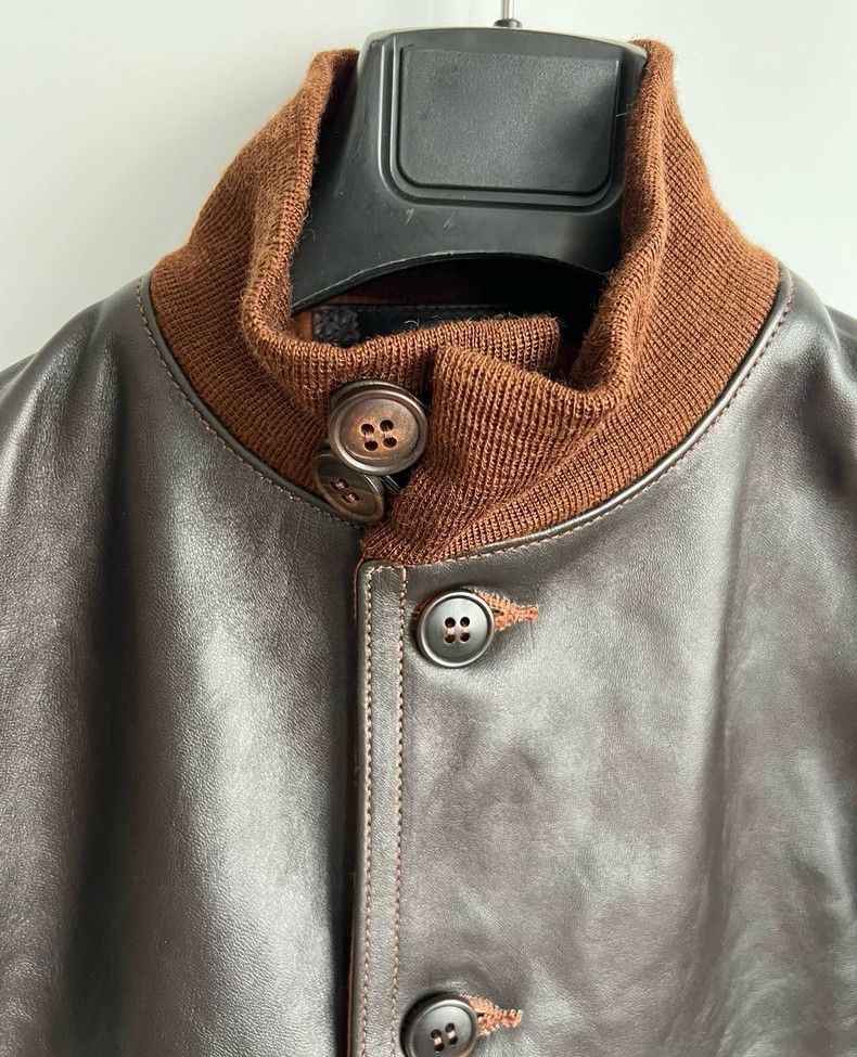 The Real McCoy's The Real McCoys A1 Leather Jacket Size US L / EU 52-54 / 3 - 3 Thumbnail