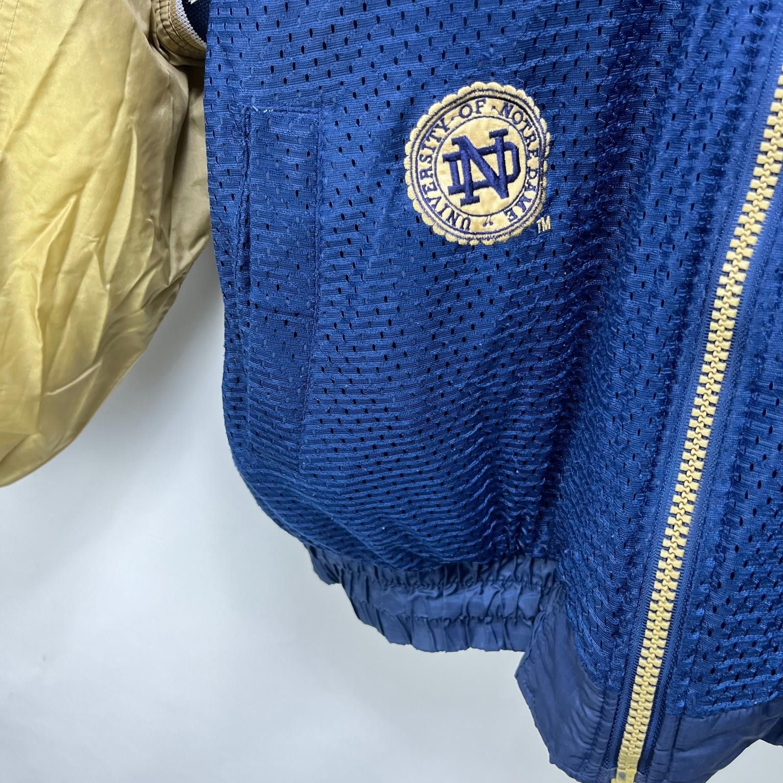 Pro Player Vintage 90s Notre Dame Fighting Irish Reversible Jacket XL Size ONE SIZE - 4 Thumbnail