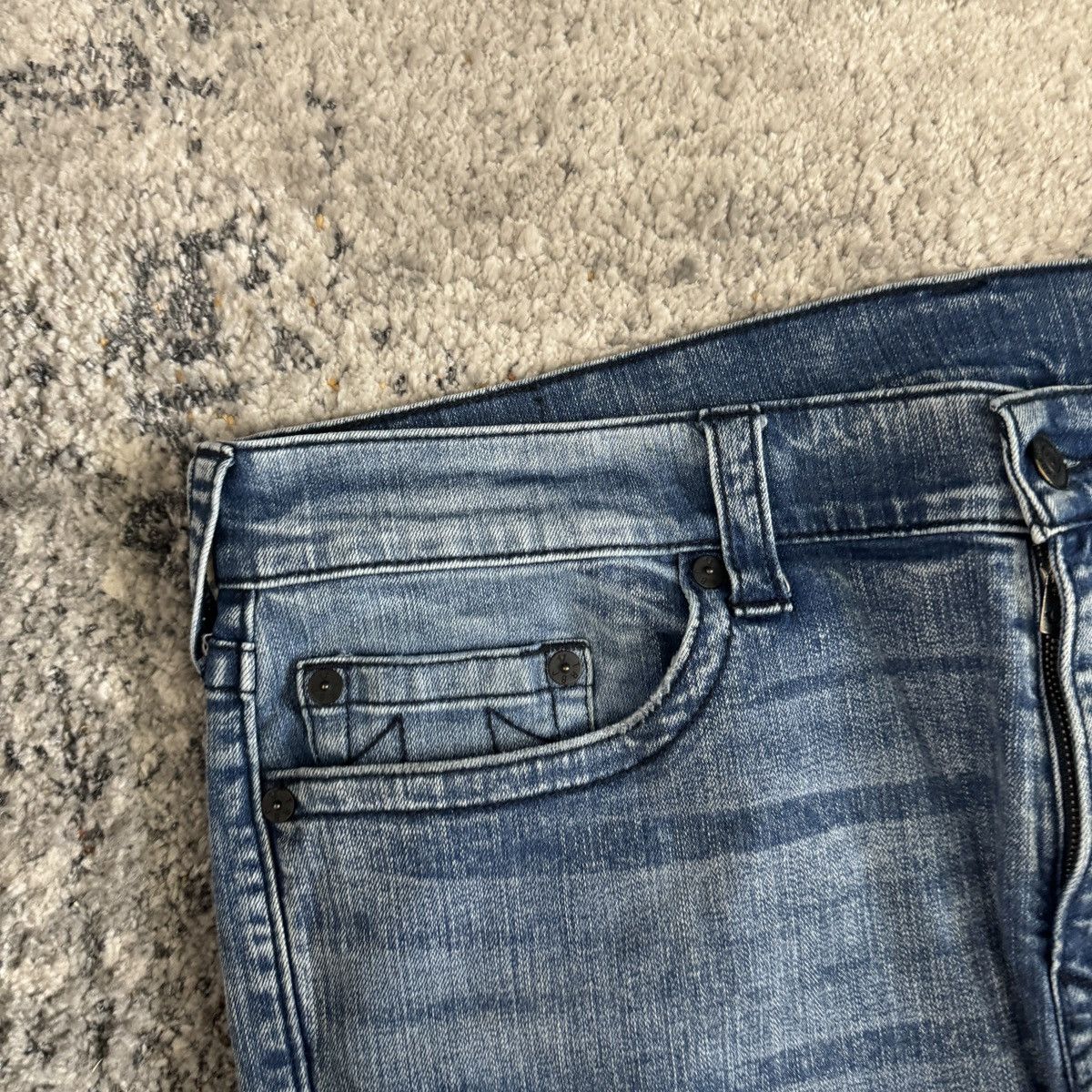True Religion × Vintage Vintage Y2K True Religion baggy wide leg biker style Size US 42 / EU 58 - 5 Thumbnail
